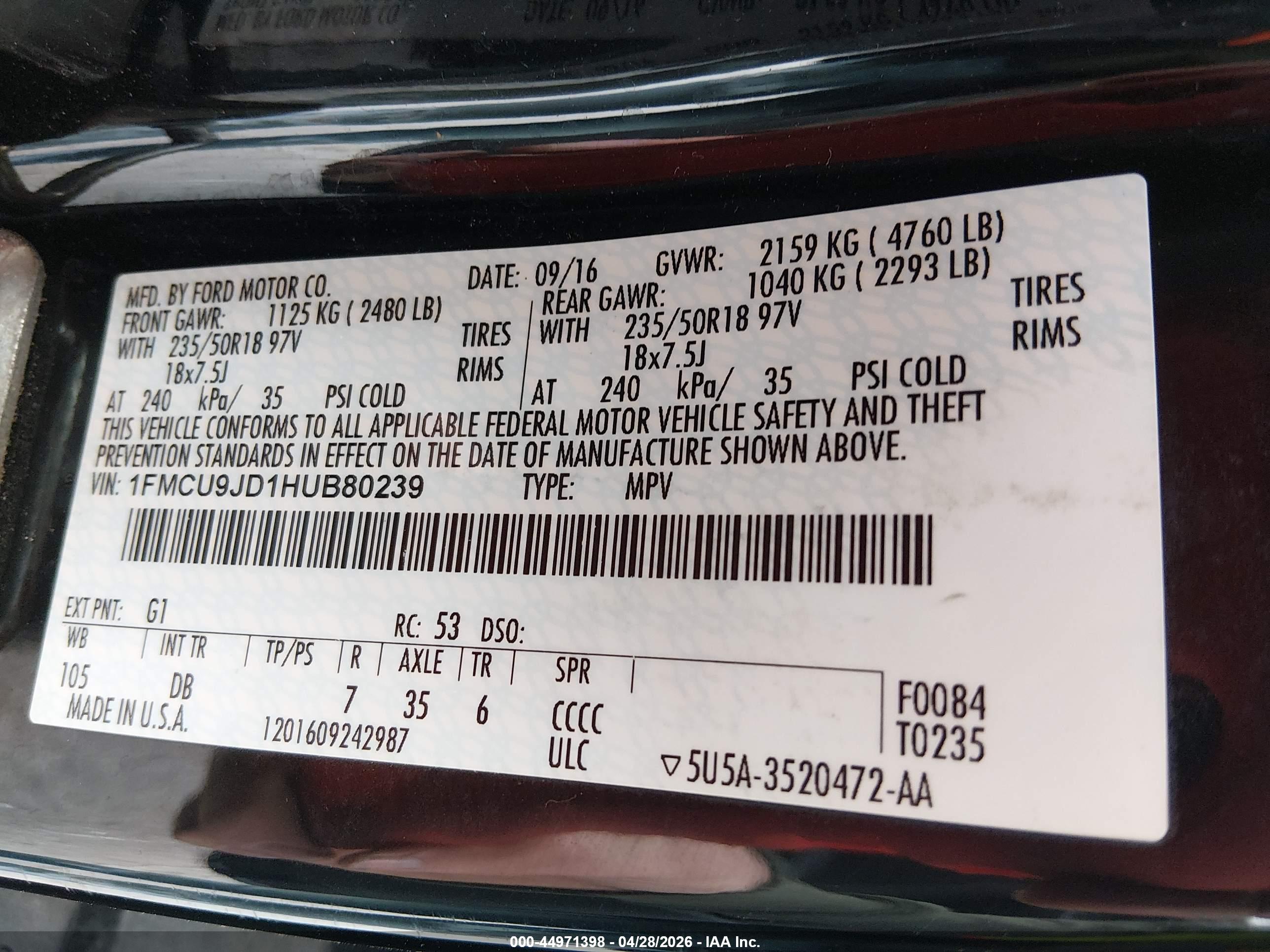 FORD ESCAPE image 9