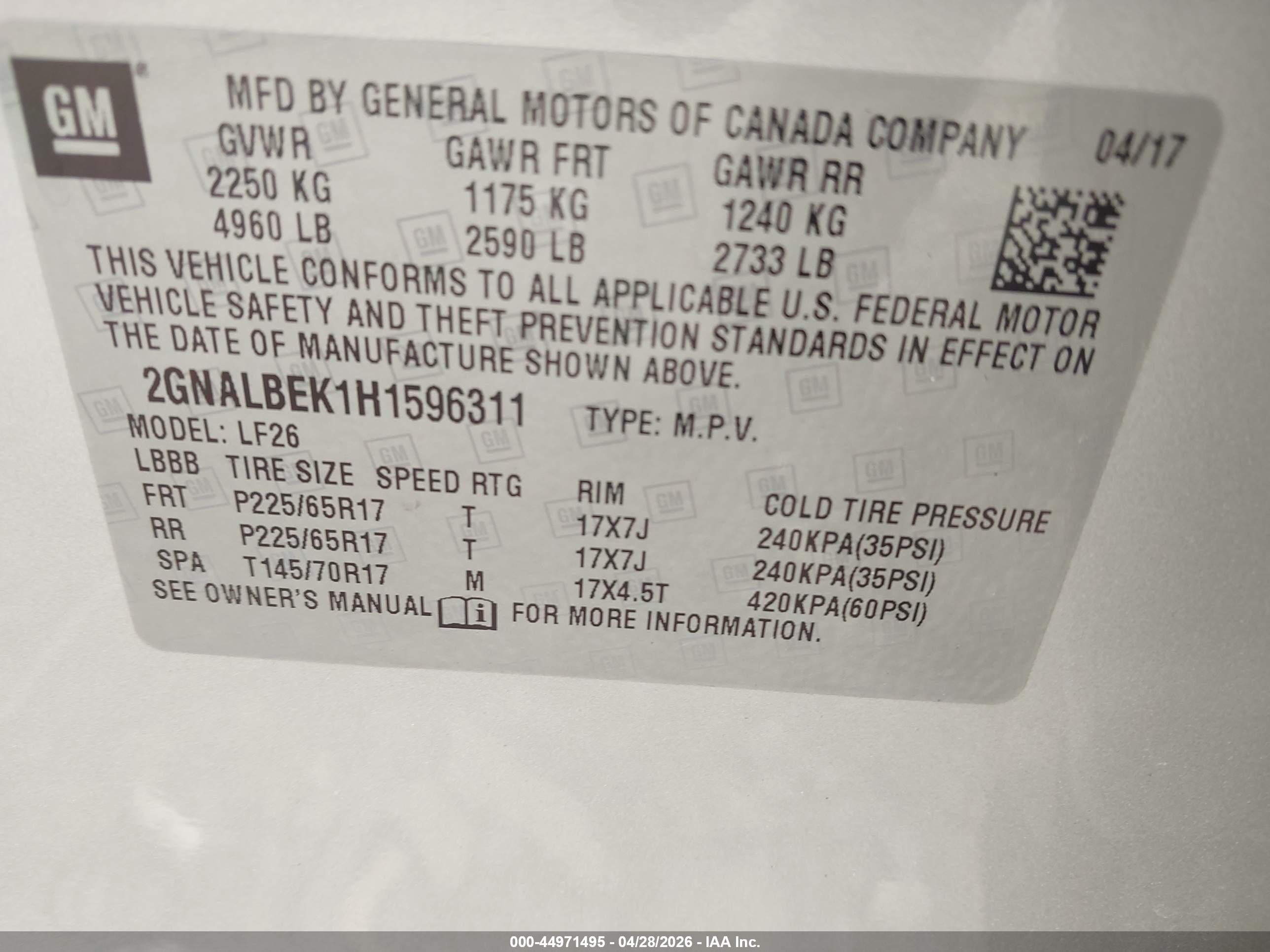 CHEVROLET EQUINOX image 9