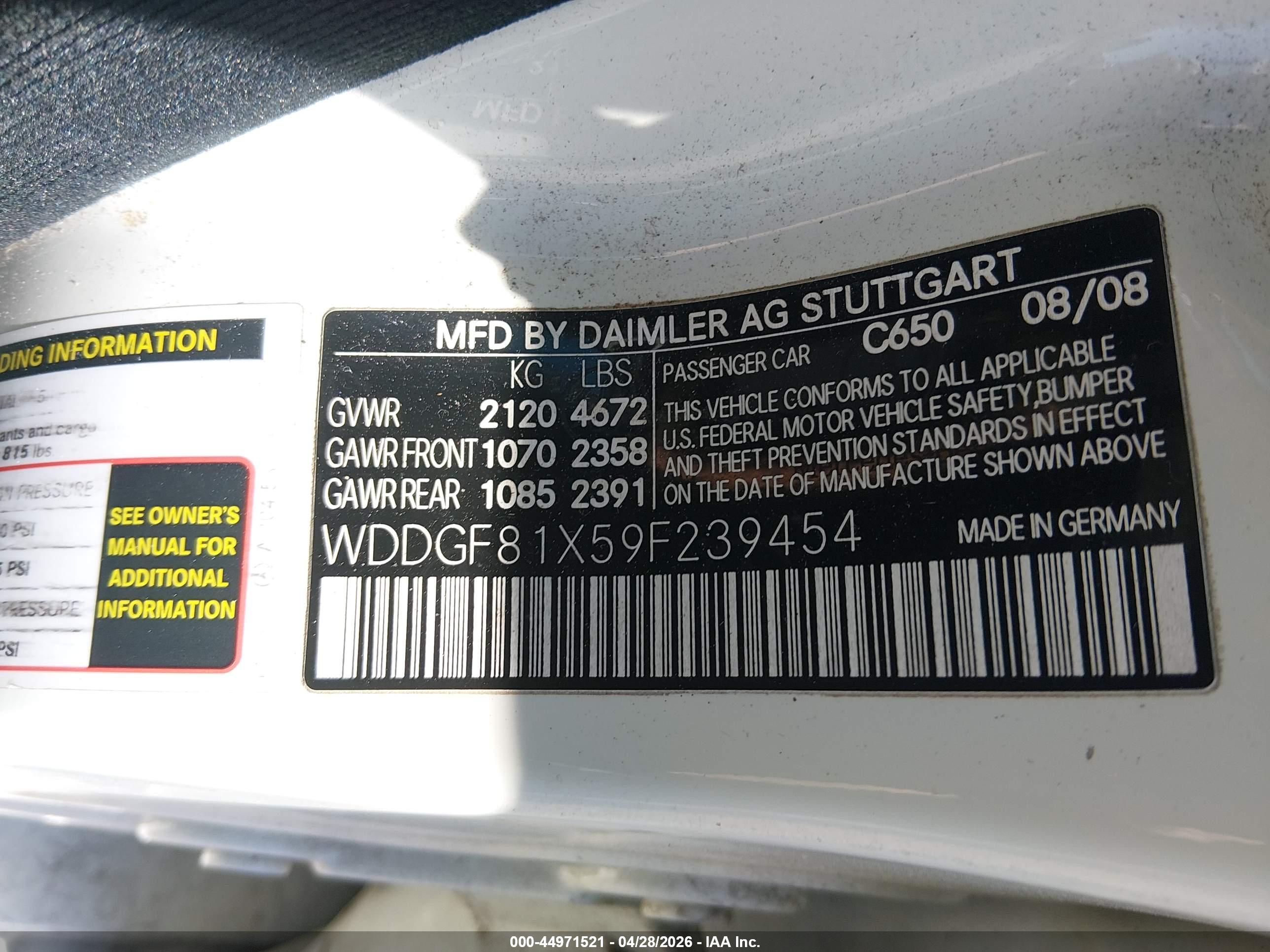 MERCEDES-BENZ C image 9