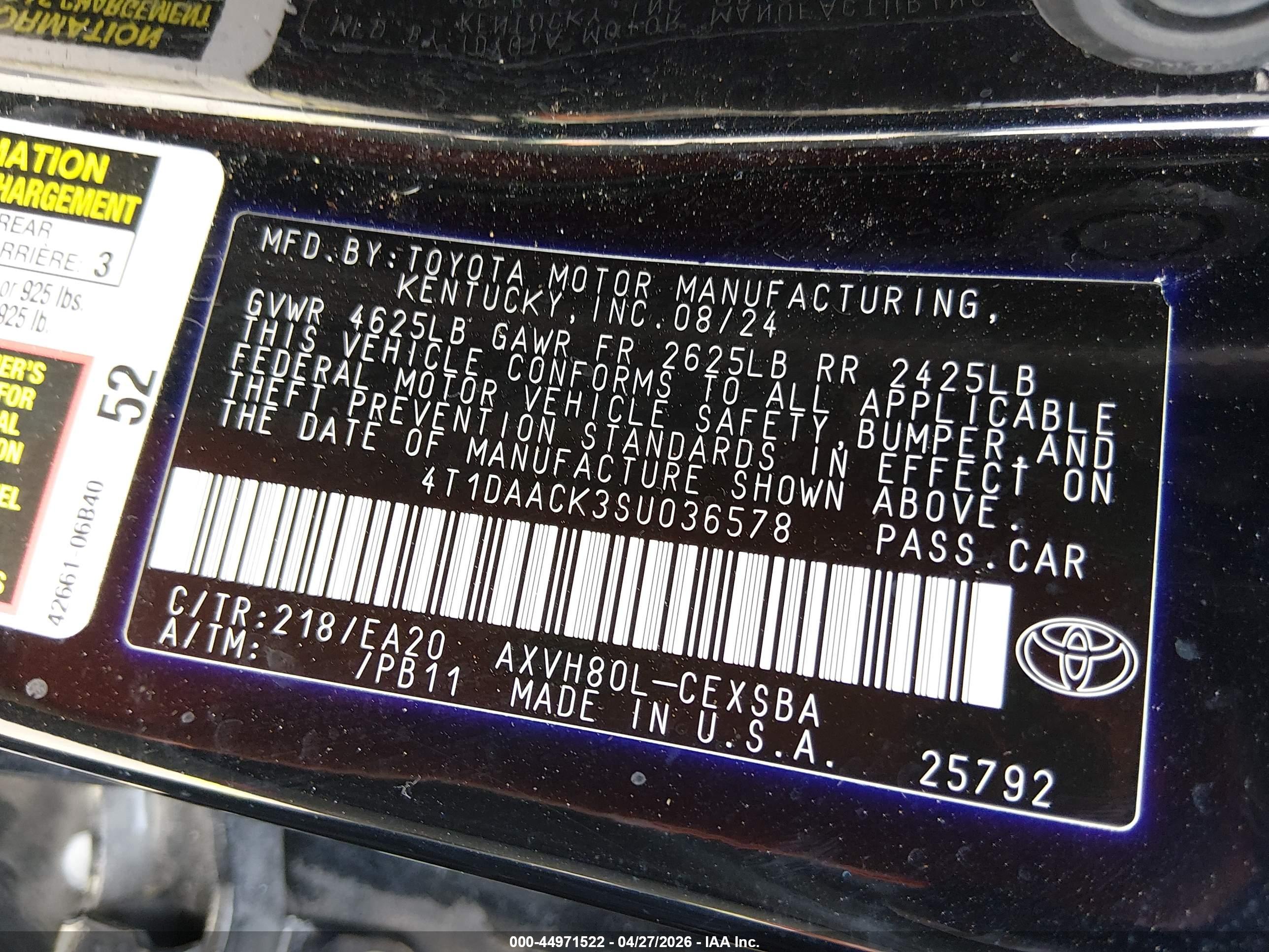 TOYOTA CAMRY image 9