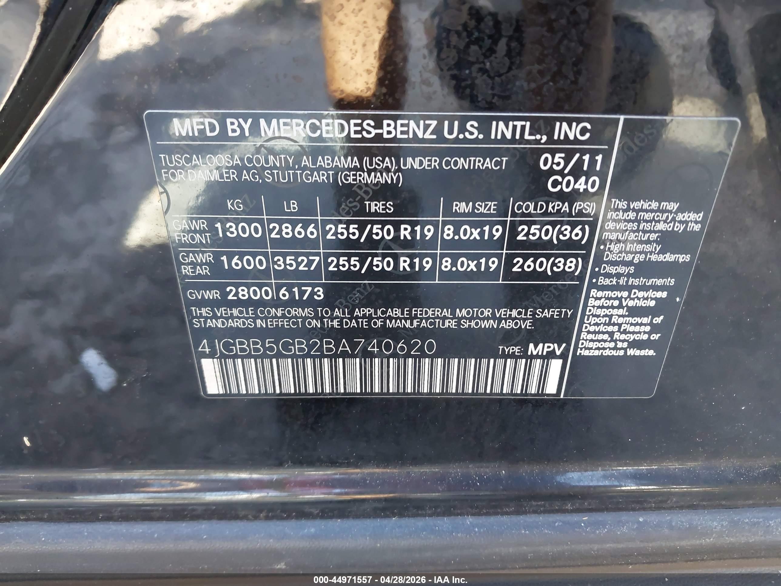 MERCEDES-BENZ ML image 9