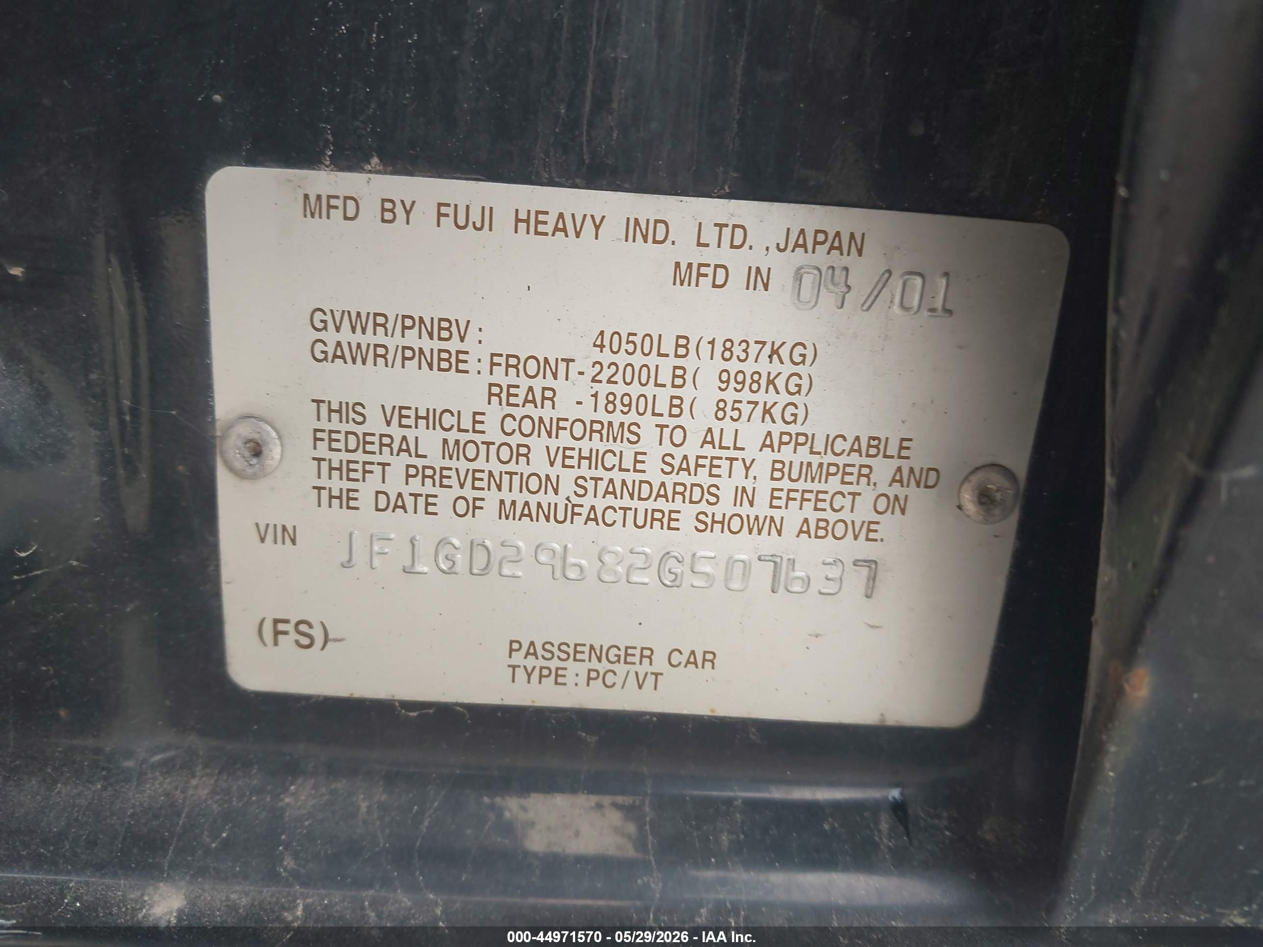 SUBARU IMPREZA image 9