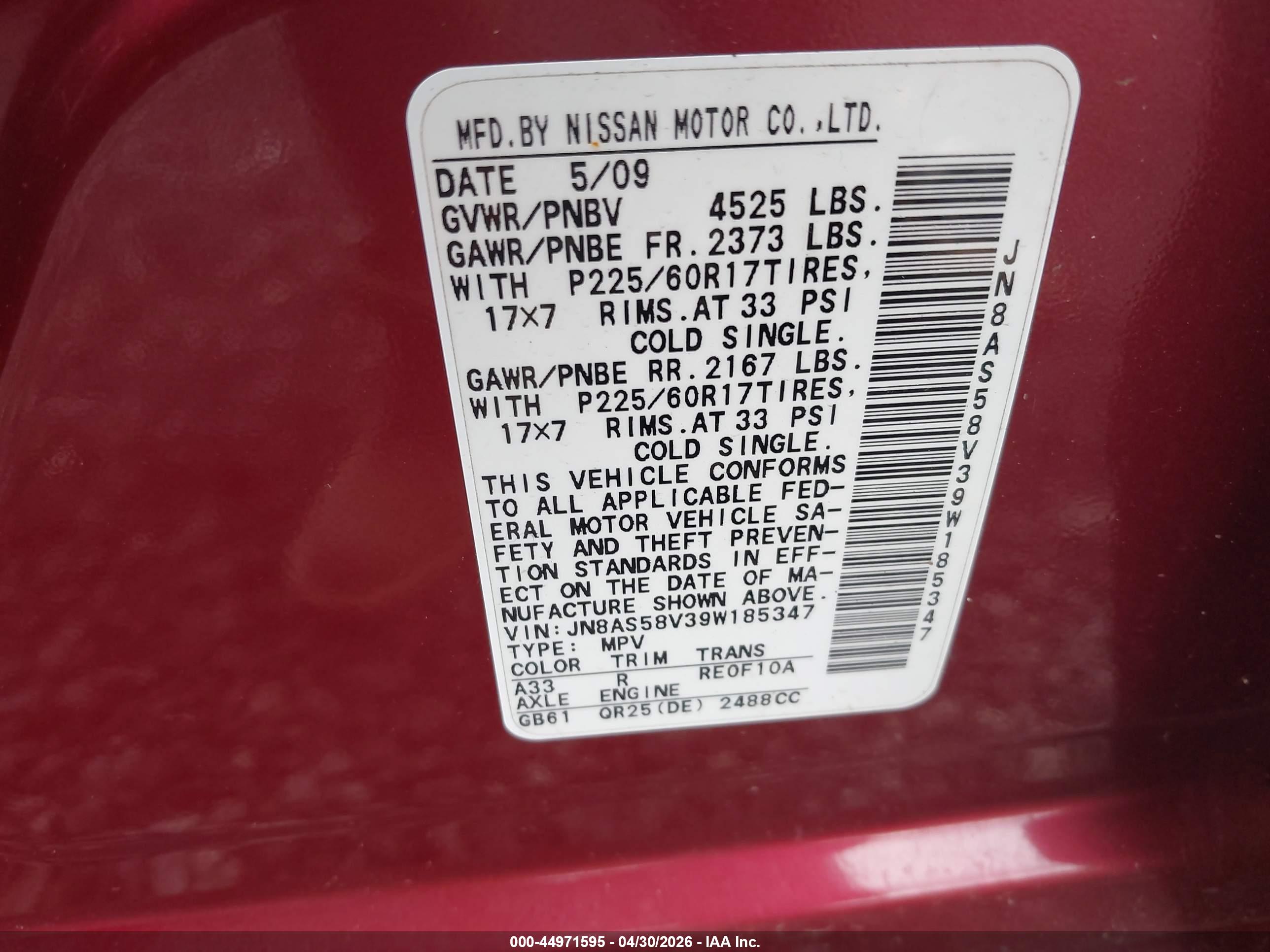 NISSAN ROGUE image 9