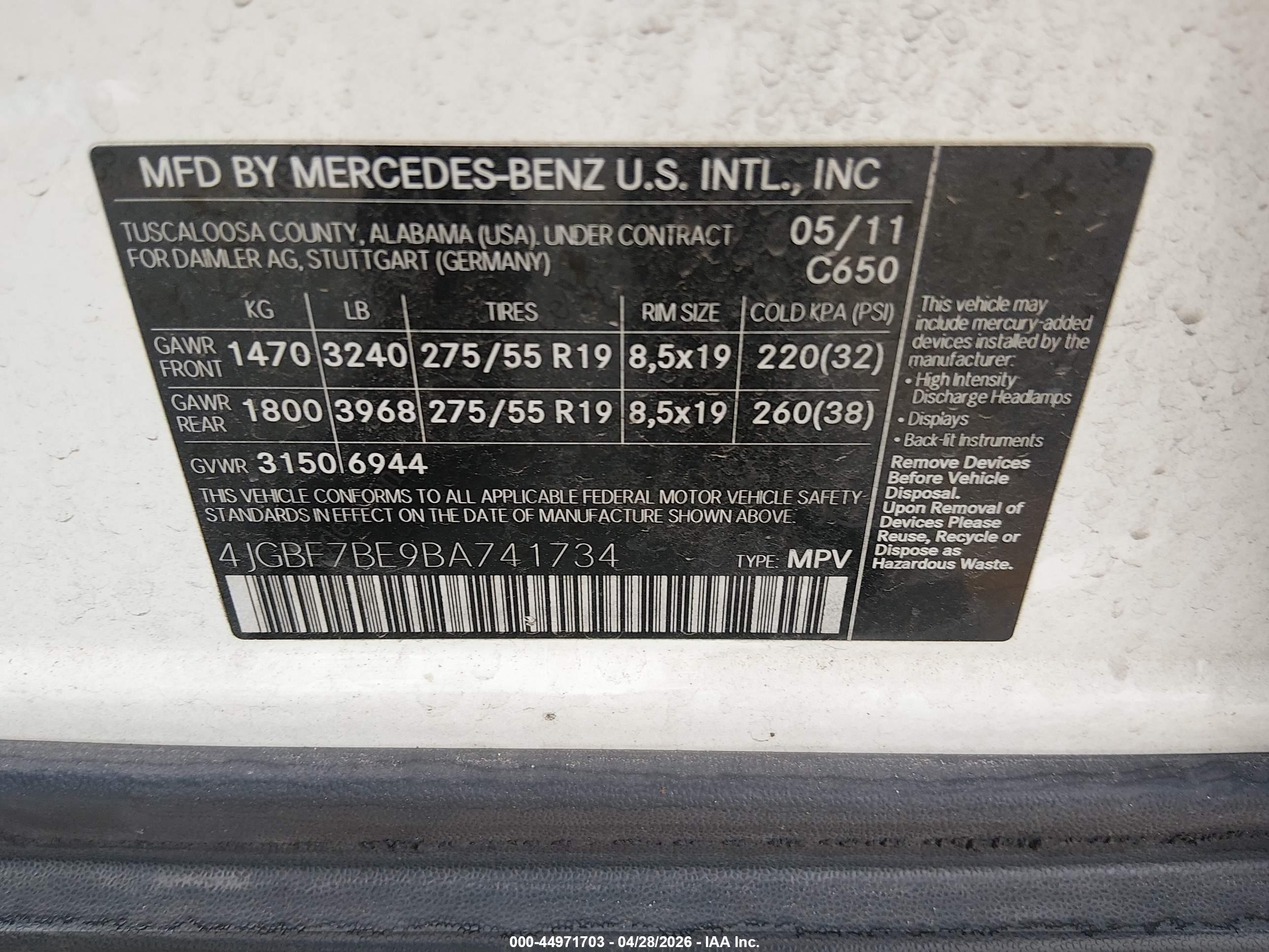MERCEDES-BENZ GL image 9