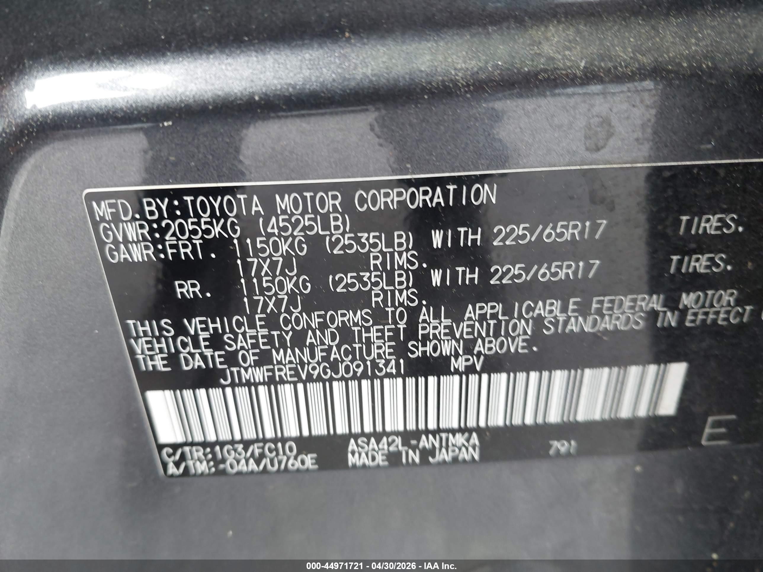TOYOTA RAV4 image 9