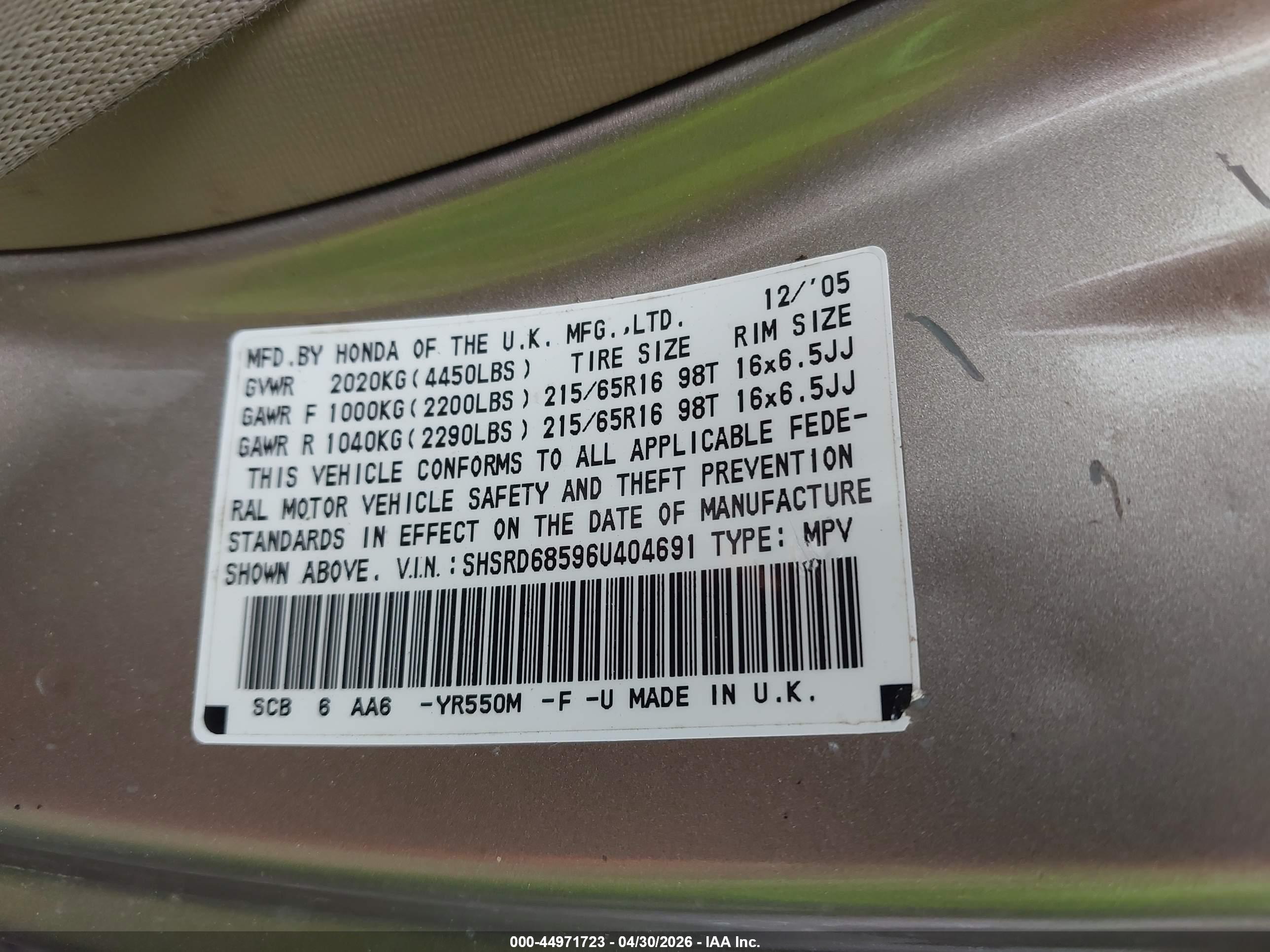 HONDA CR-V image 9