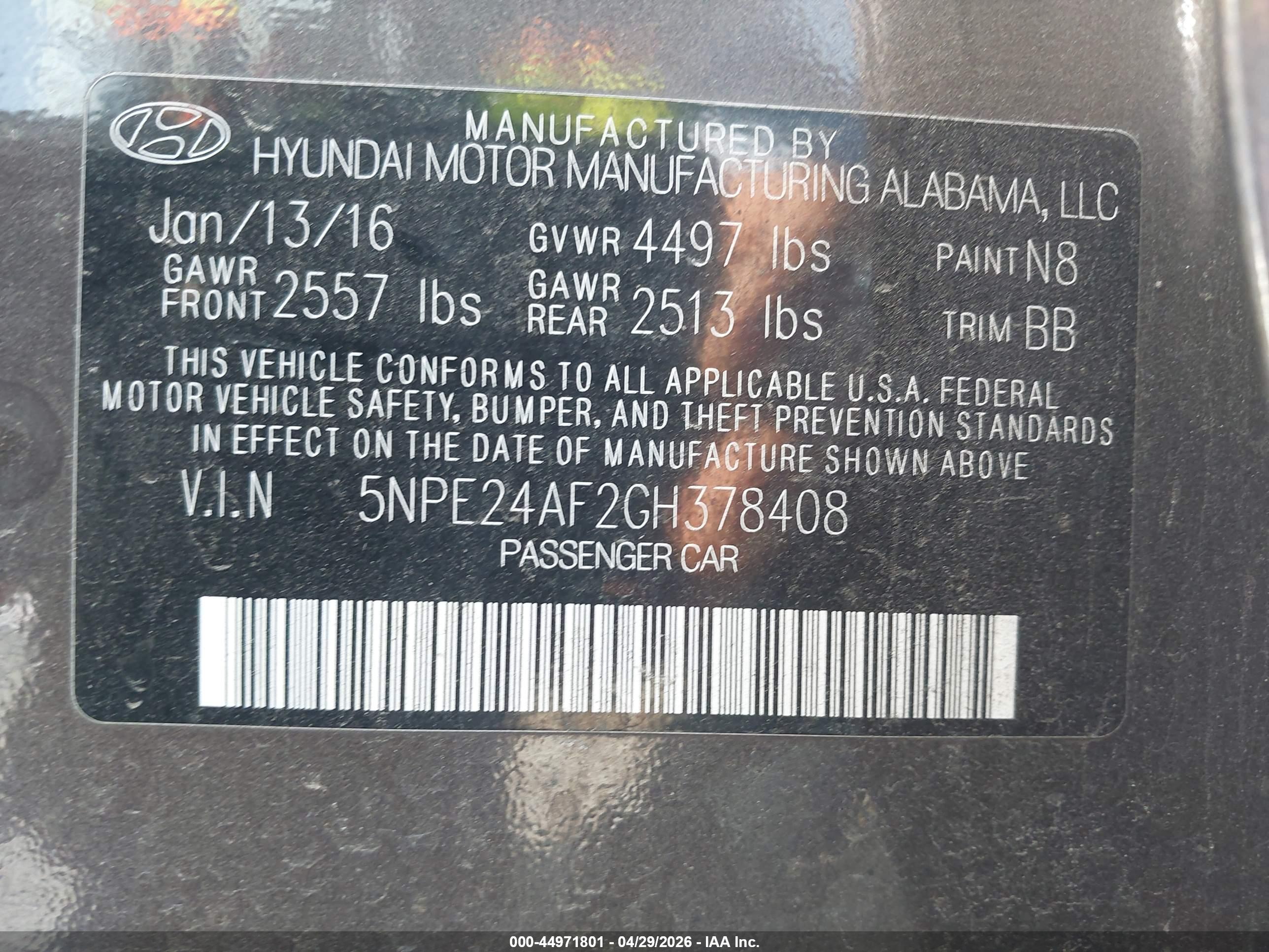 HYUNDAI SONATA image 9