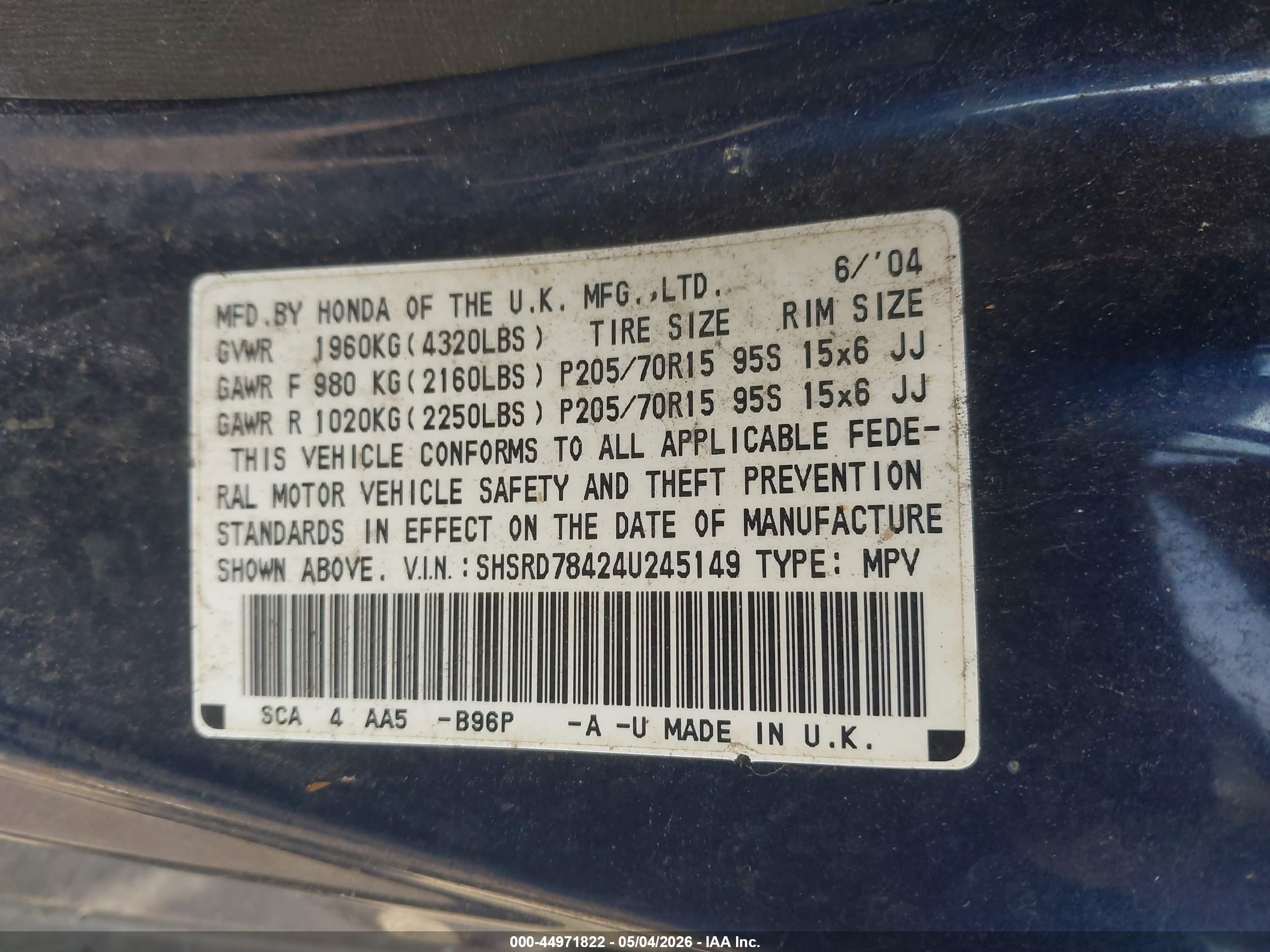 HONDA CR-V image 9