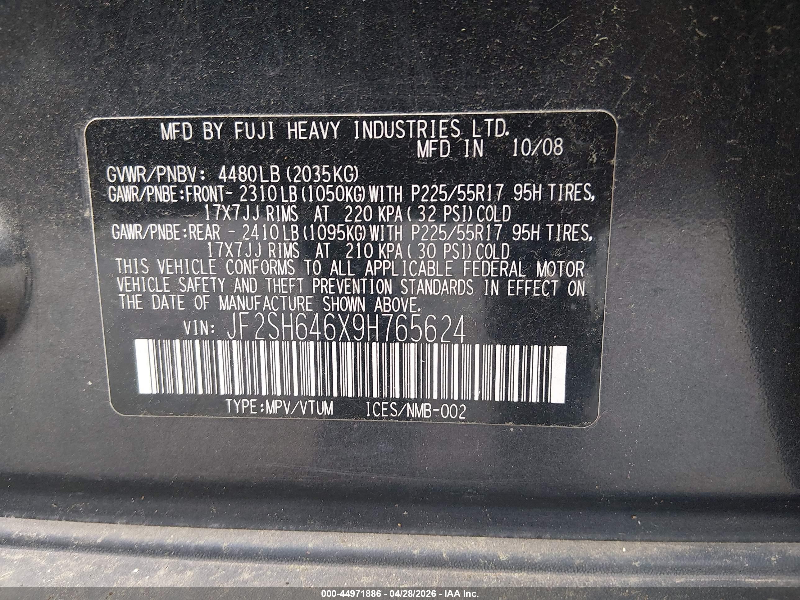 SUBARU FORESTER image 9