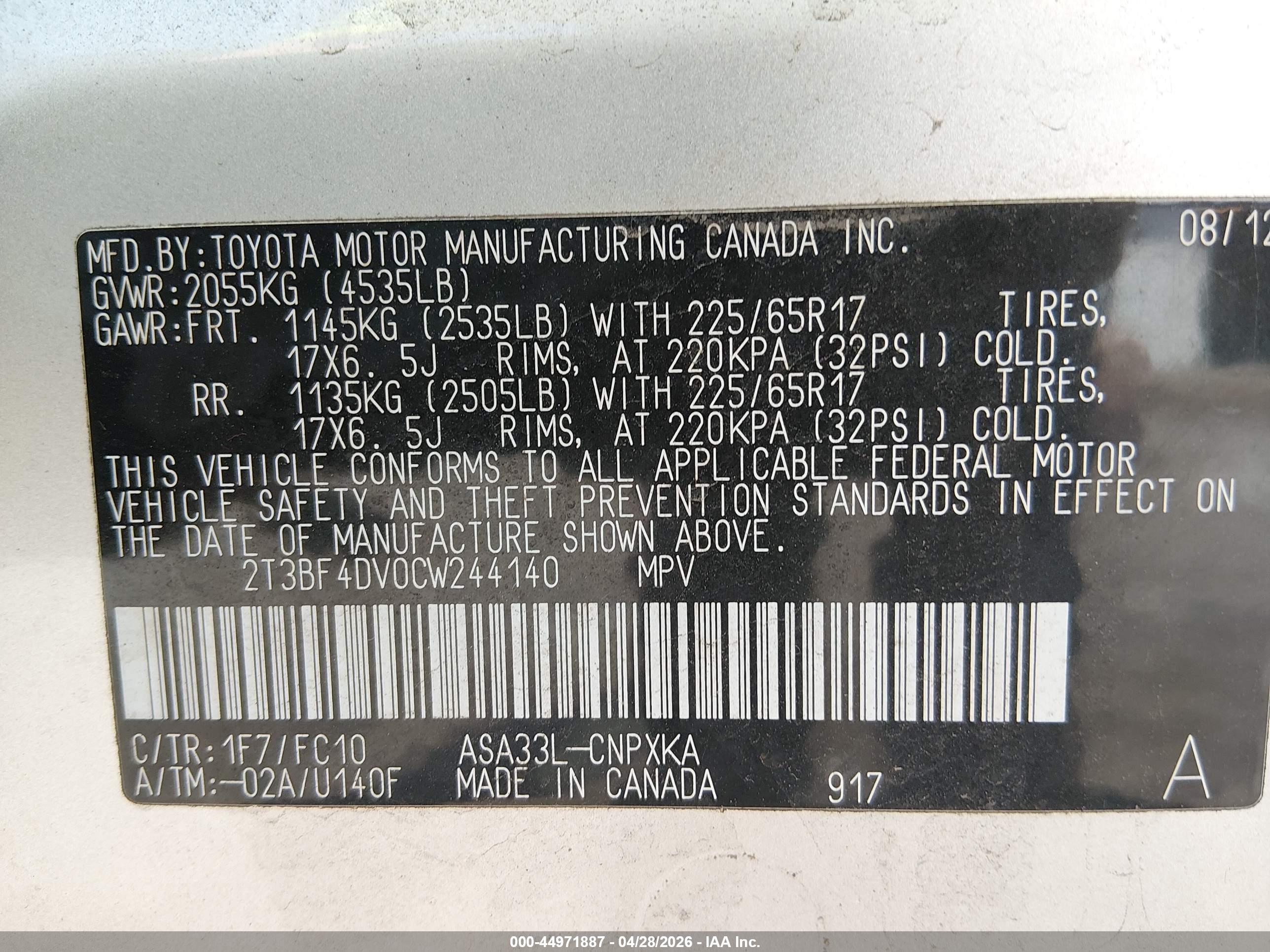 TOYOTA RAV4 image 9