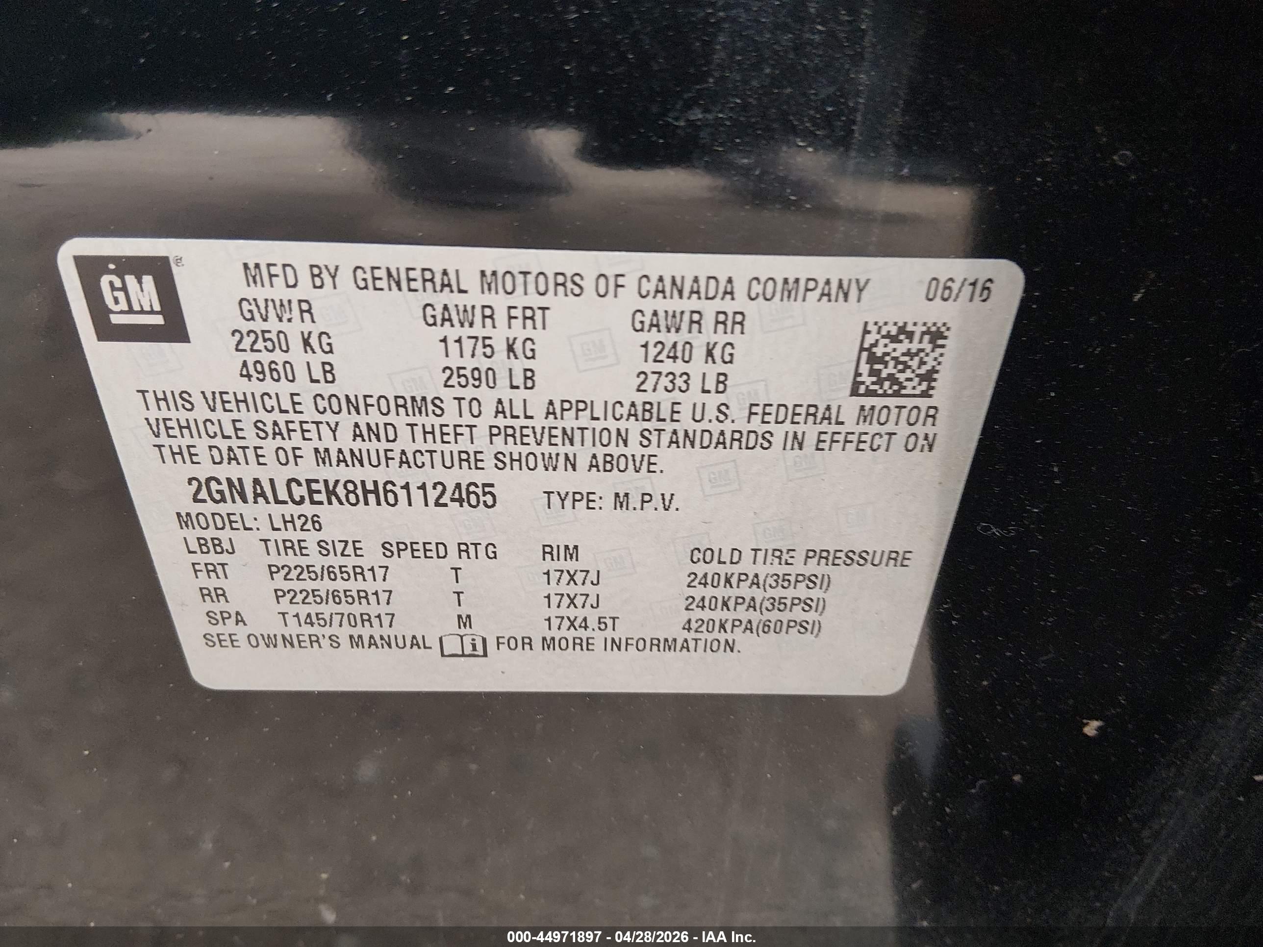 CHEVROLET EQUINOX image 9