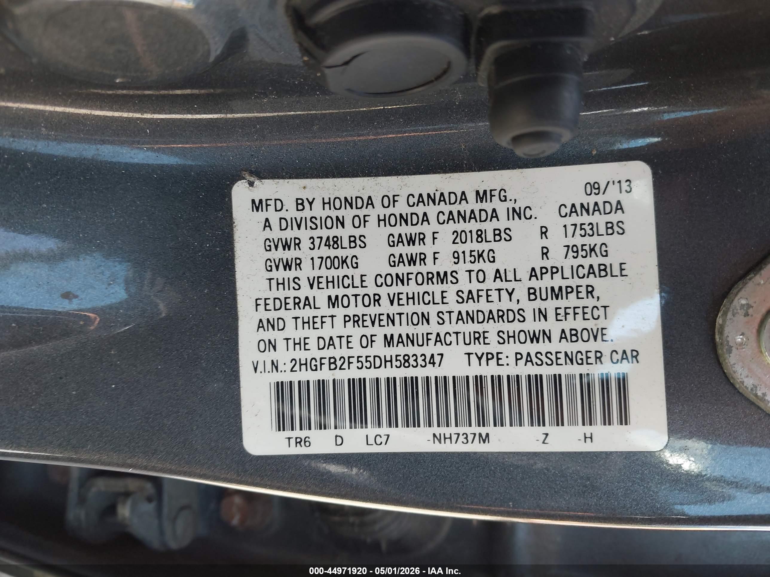 HONDA CIVIC image 9