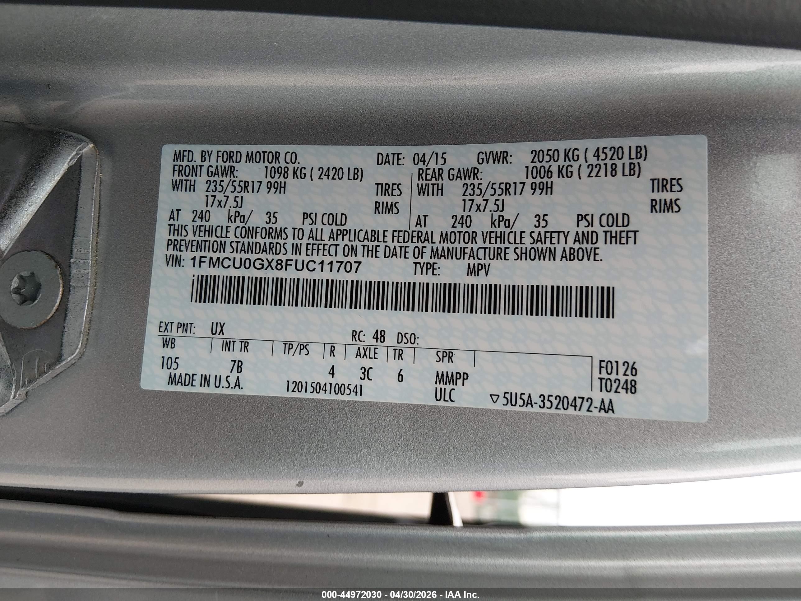 FORD ESCAPE image 9