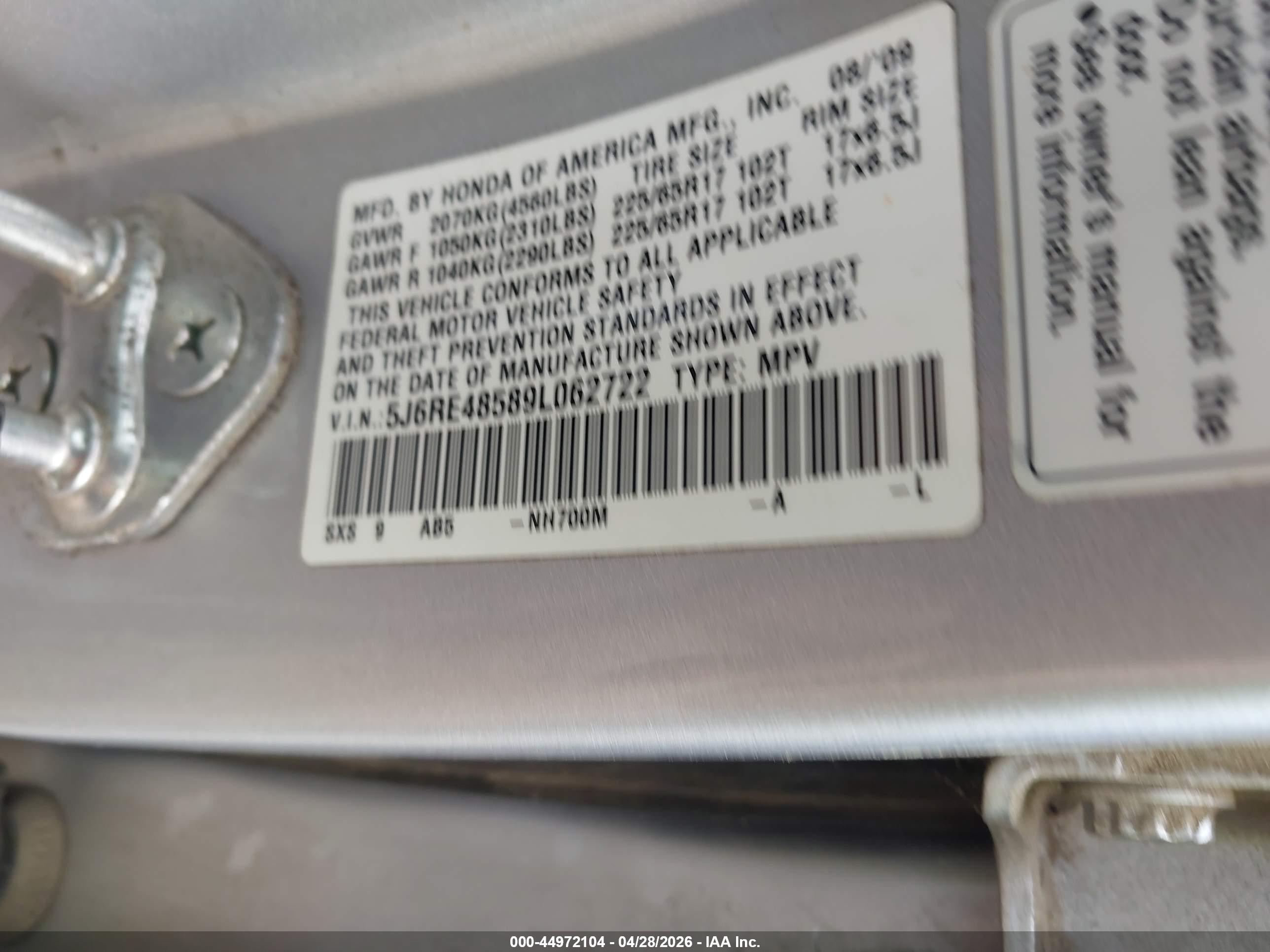 HONDA CR-V image 9
