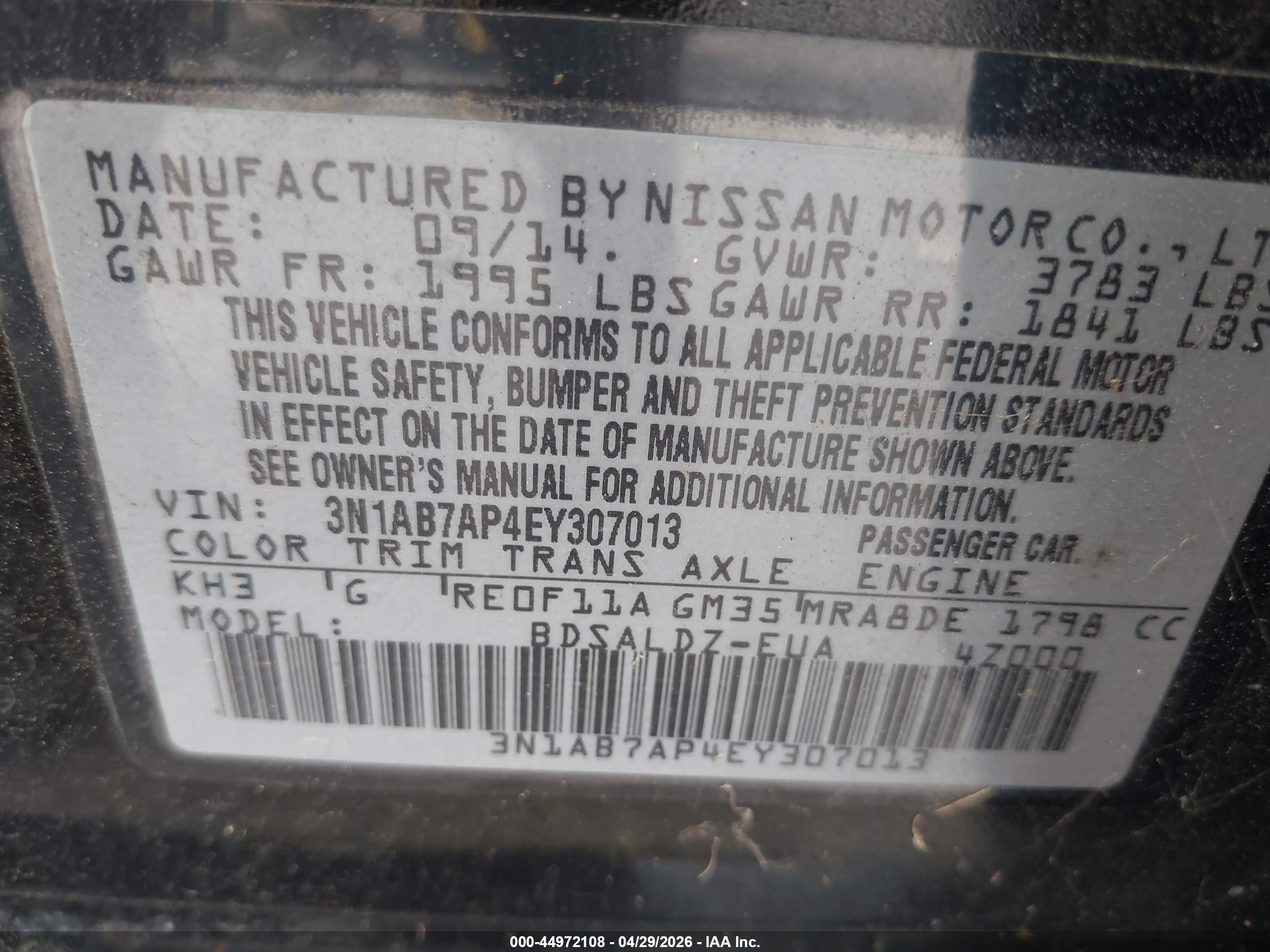 NISSAN SENTRA image 9