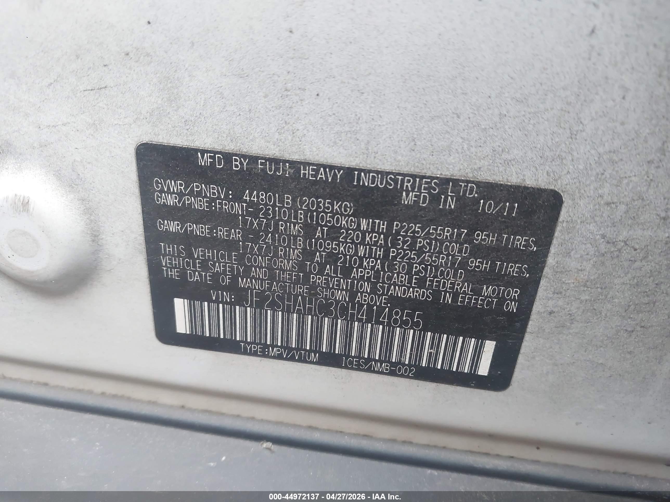 SUBARU FORESTER image 9