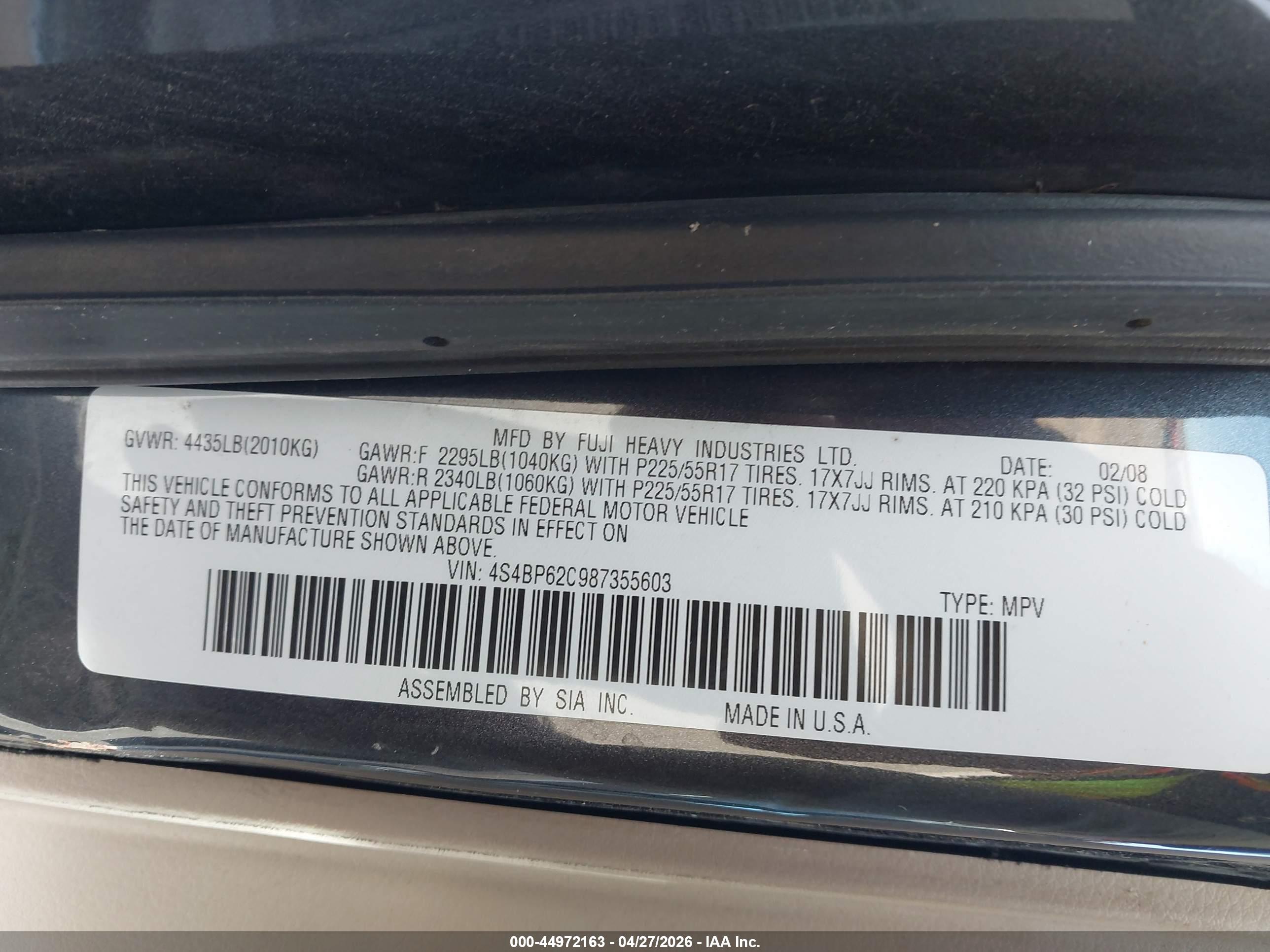 SUBARU OUTBACK image 9