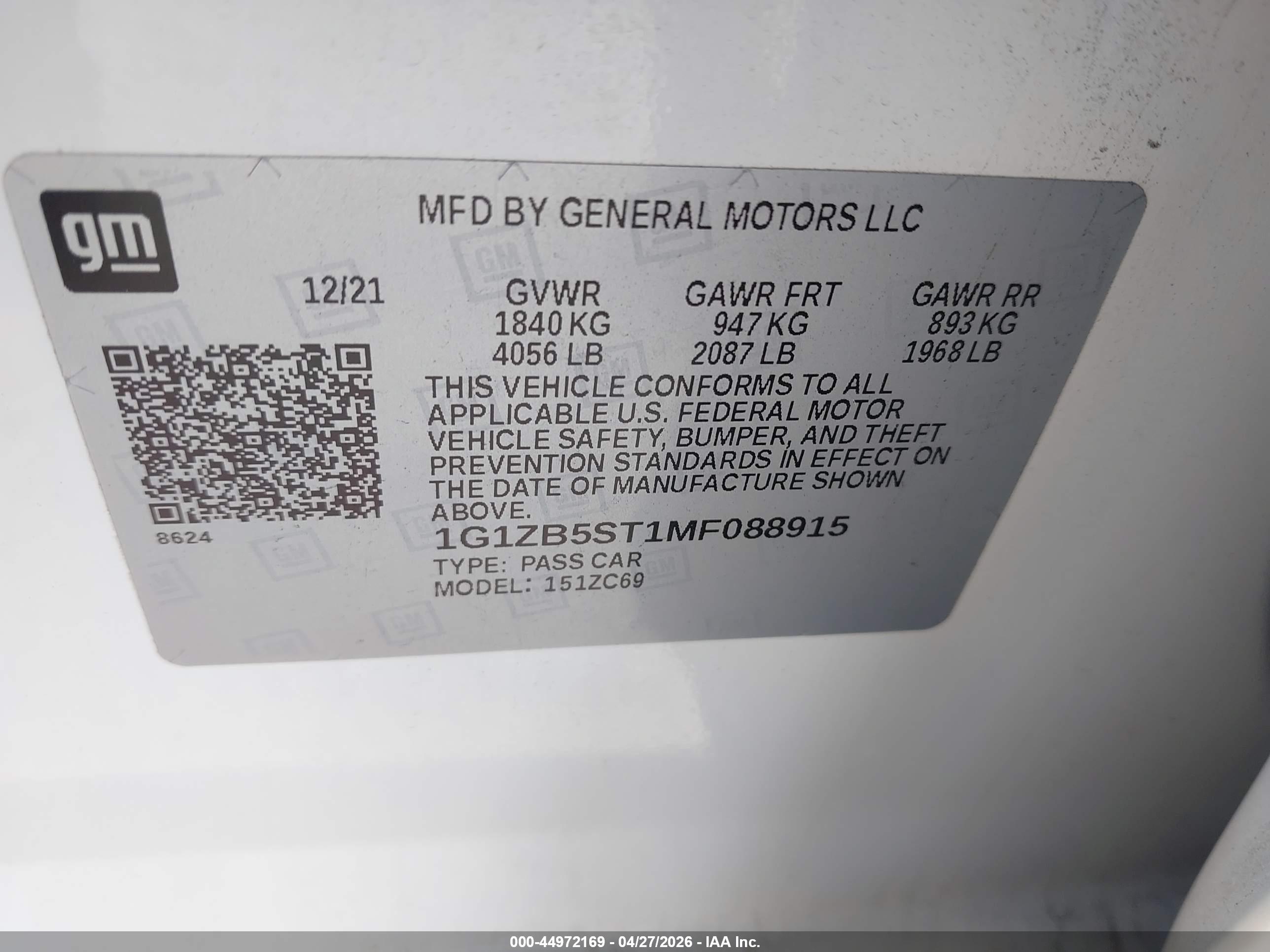 CHEVROLET MALIBU image 9