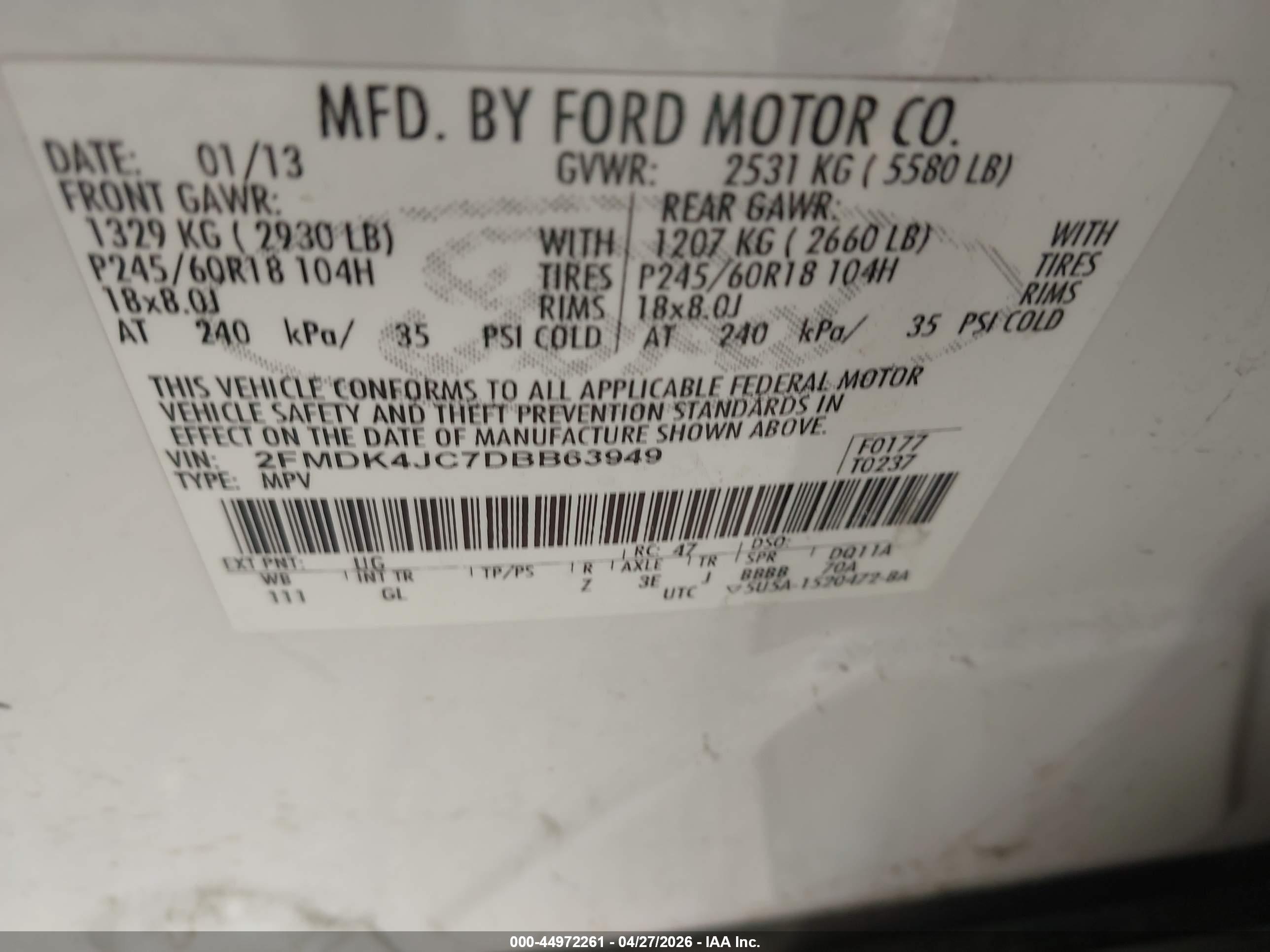 FORD EDGE image 9