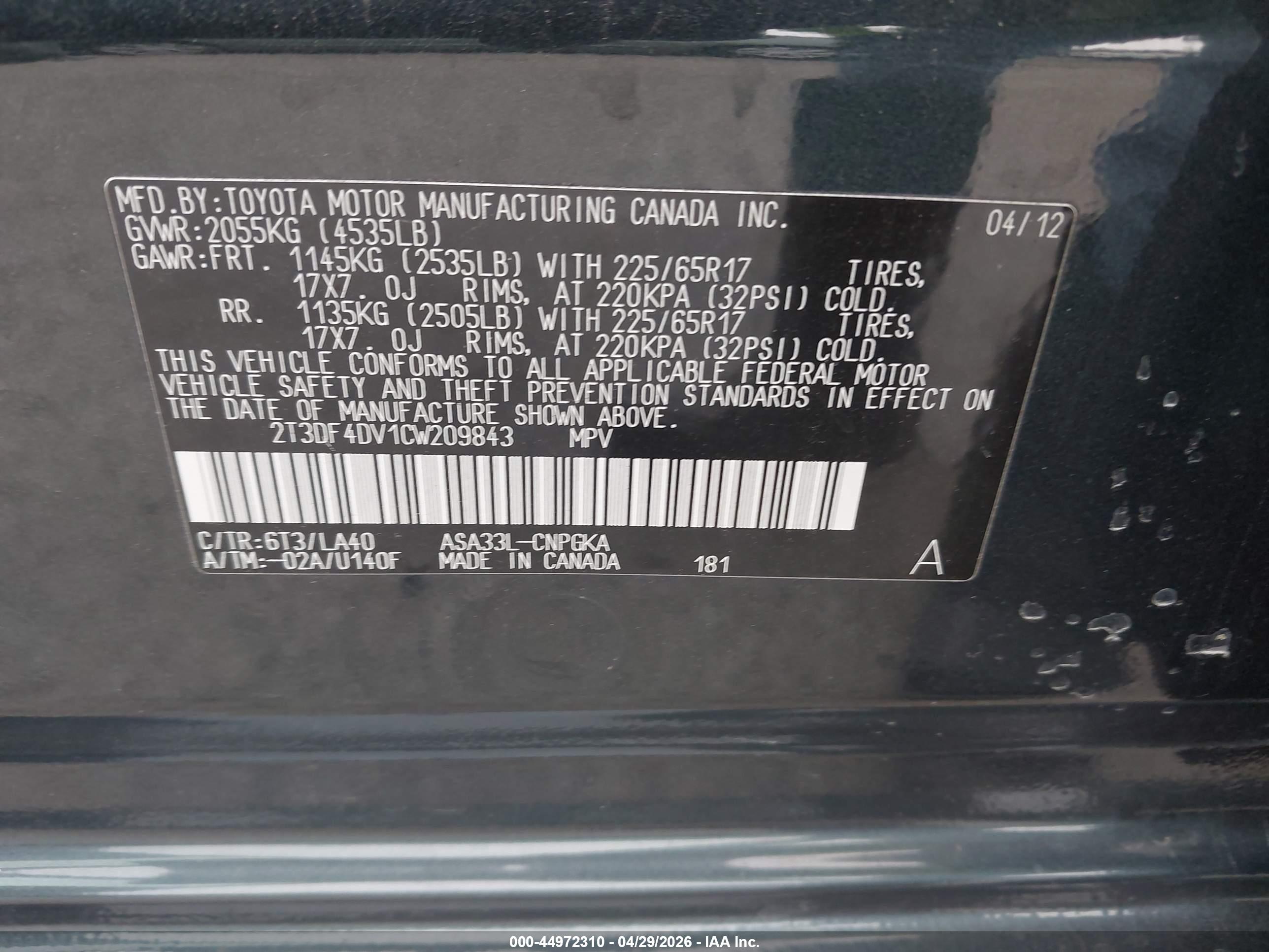 TOYOTA RAV4 image 9