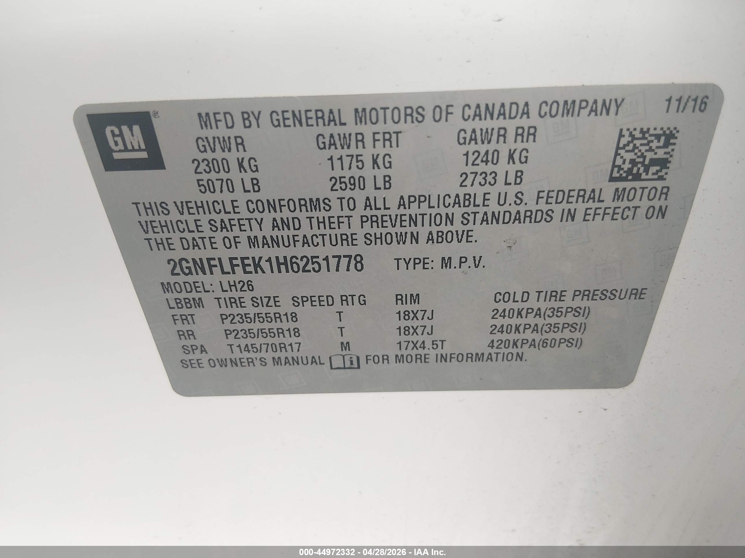 CHEVROLET EQUINOX image 9