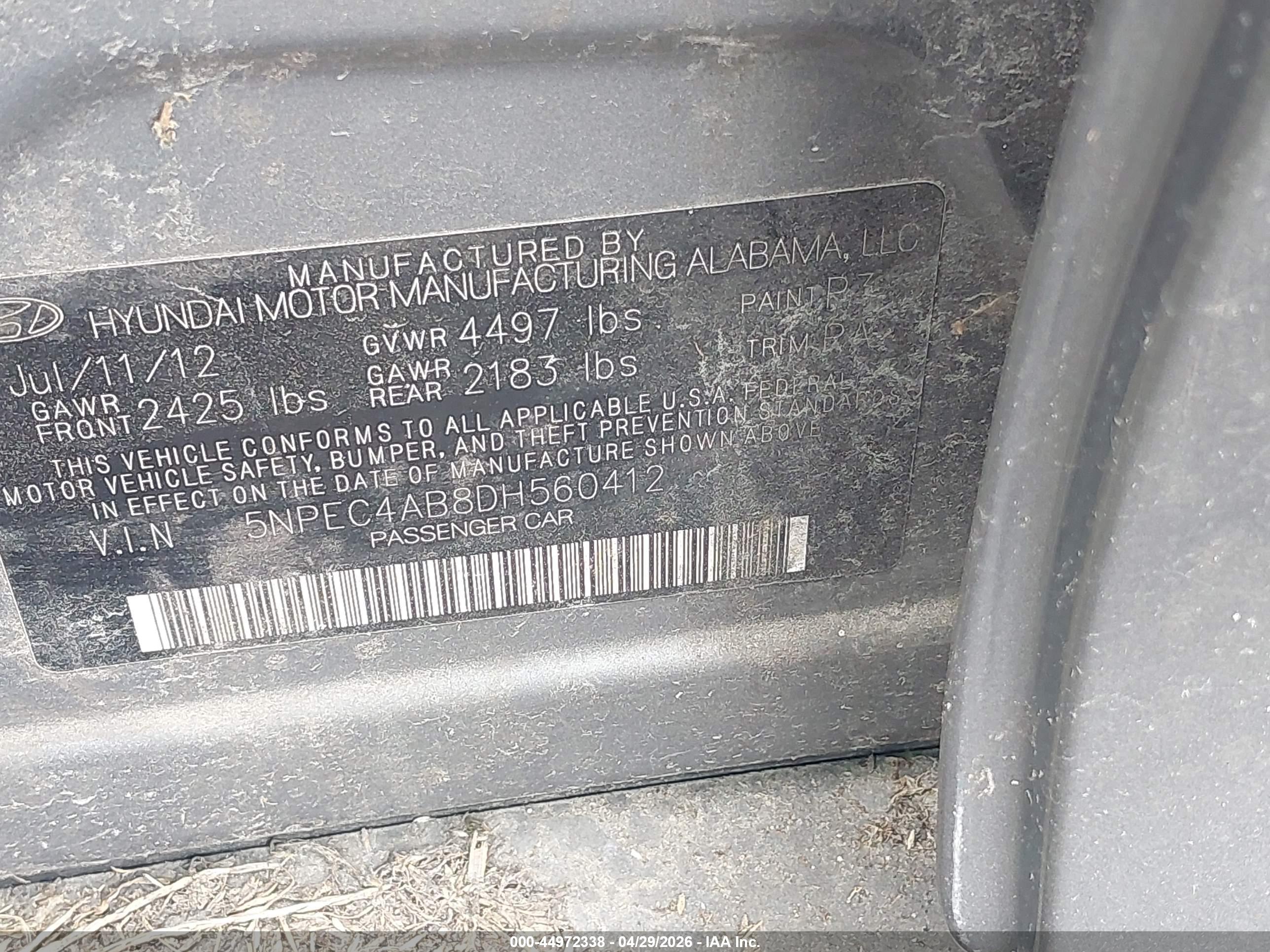 HYUNDAI SONATA image 9