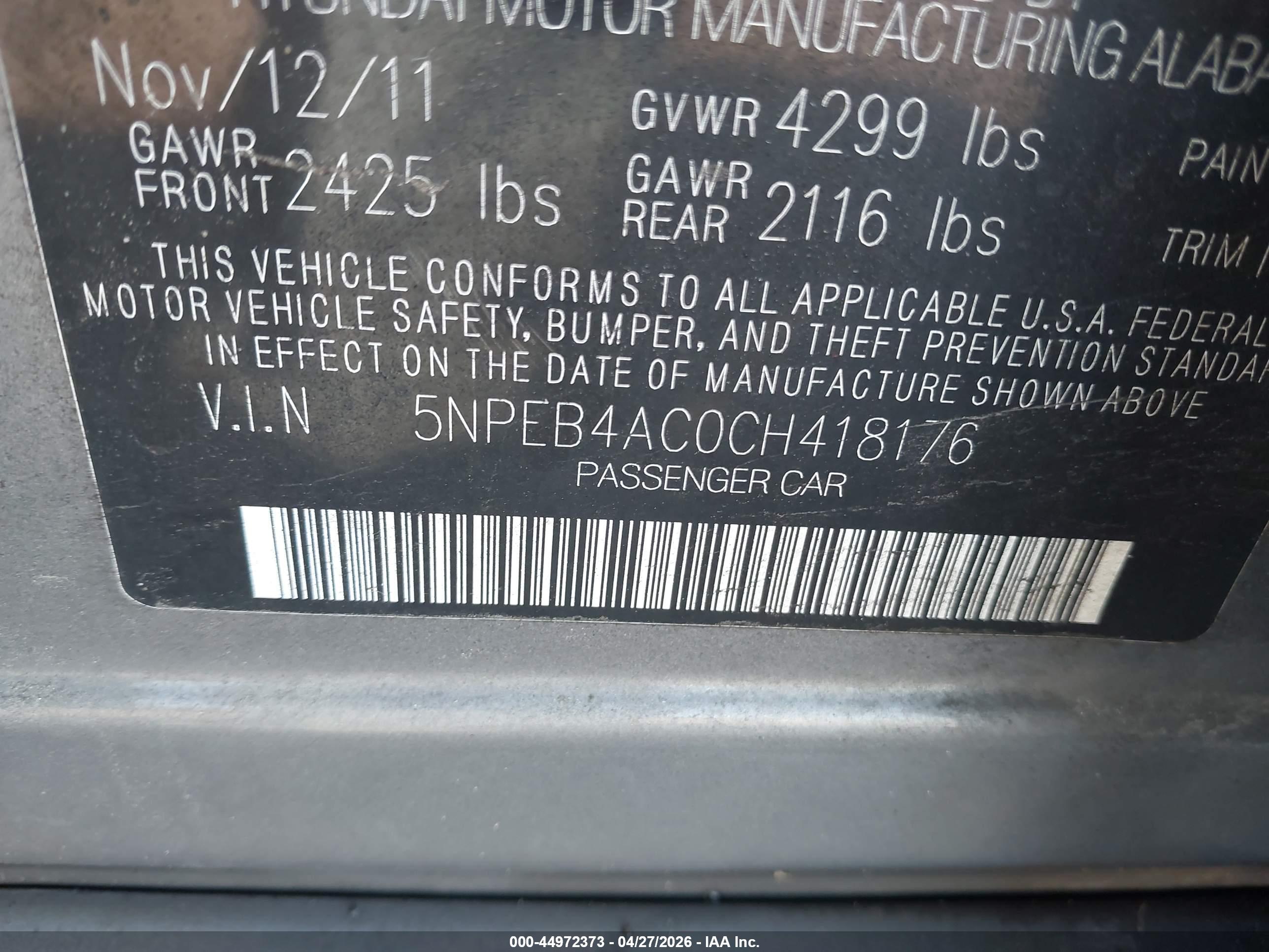 HYUNDAI SONATA image 9