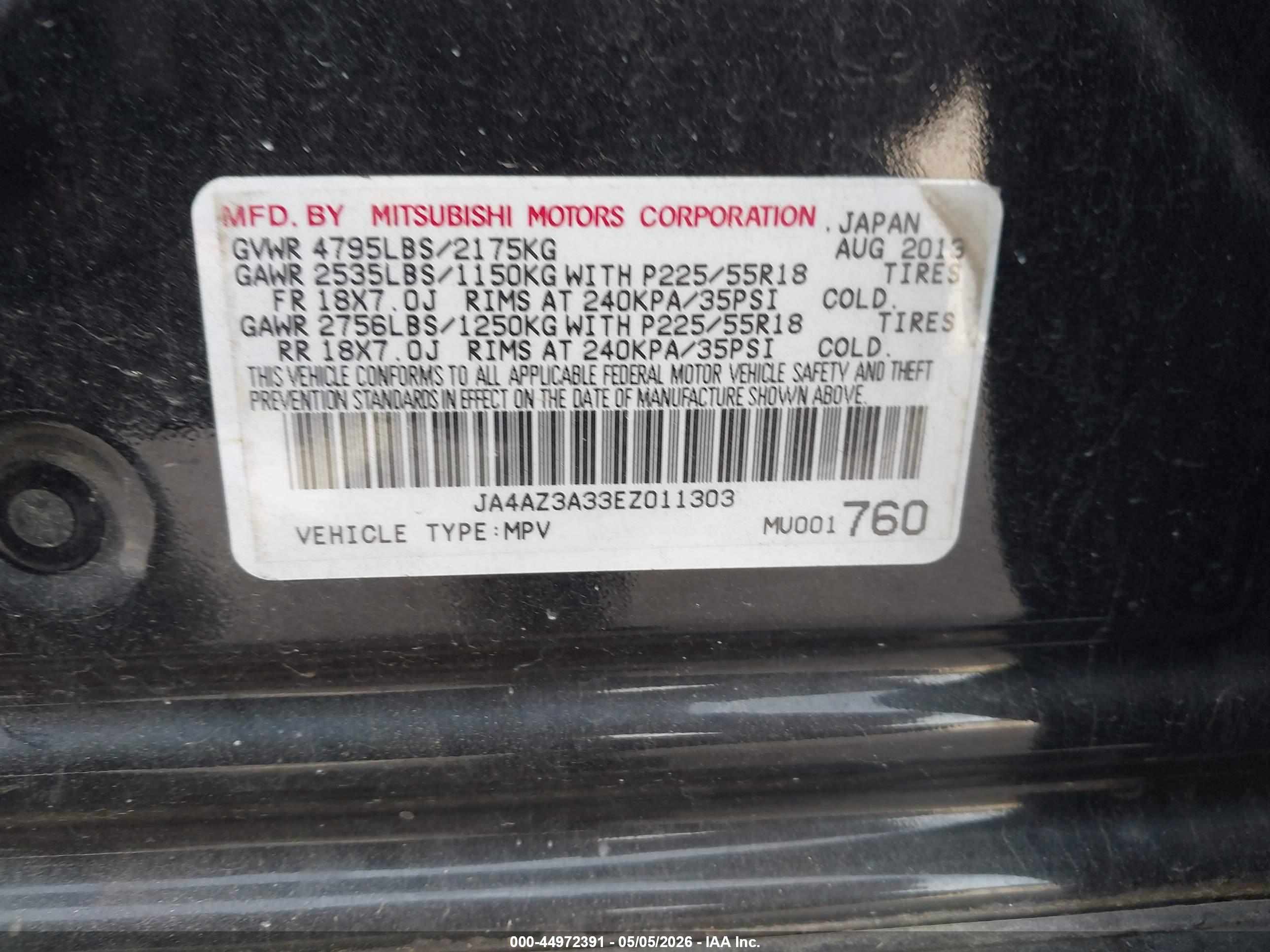 MITSUBISHI OUTLANDER image 9