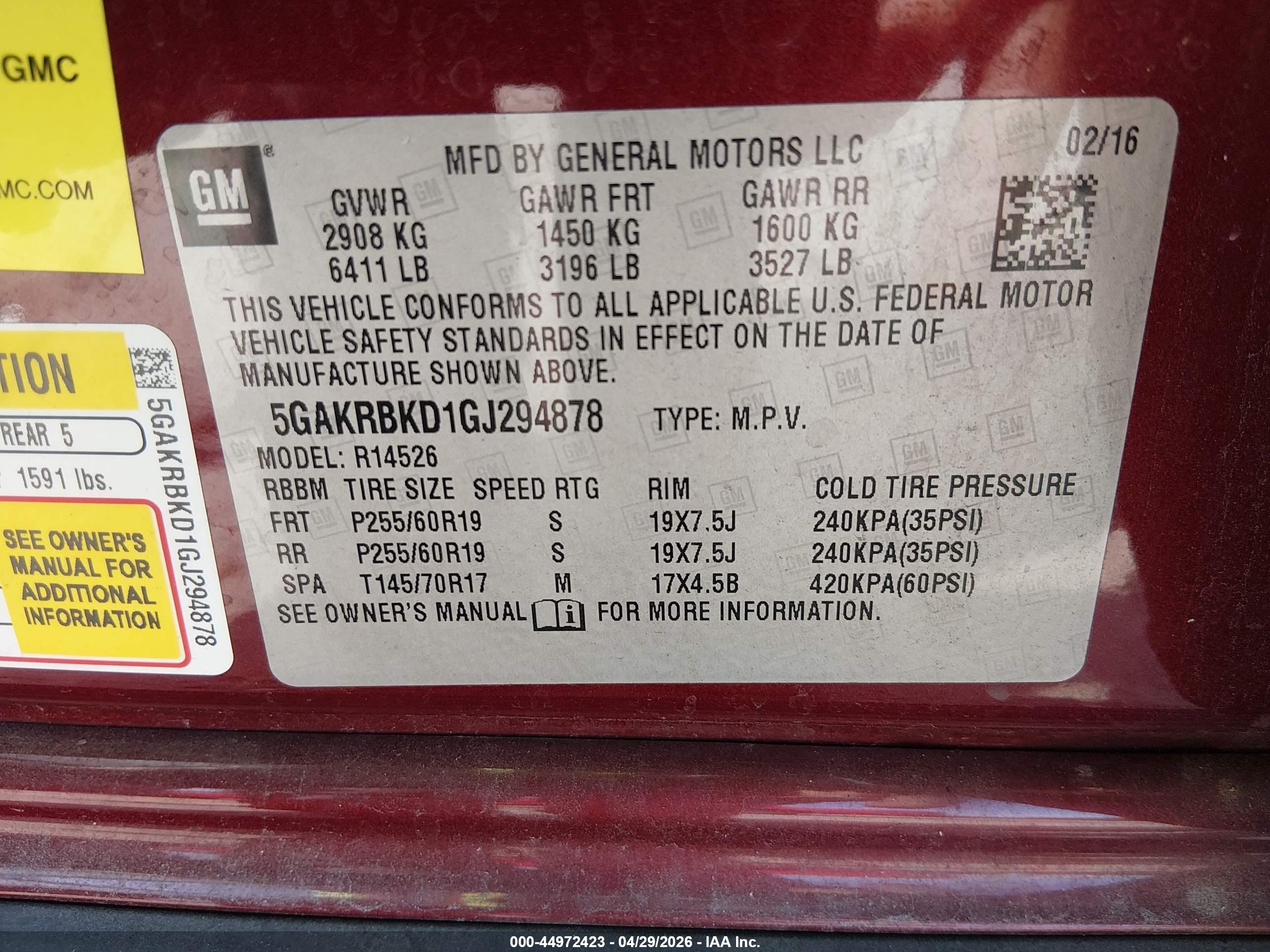 BUICK ENCLAVE image 9