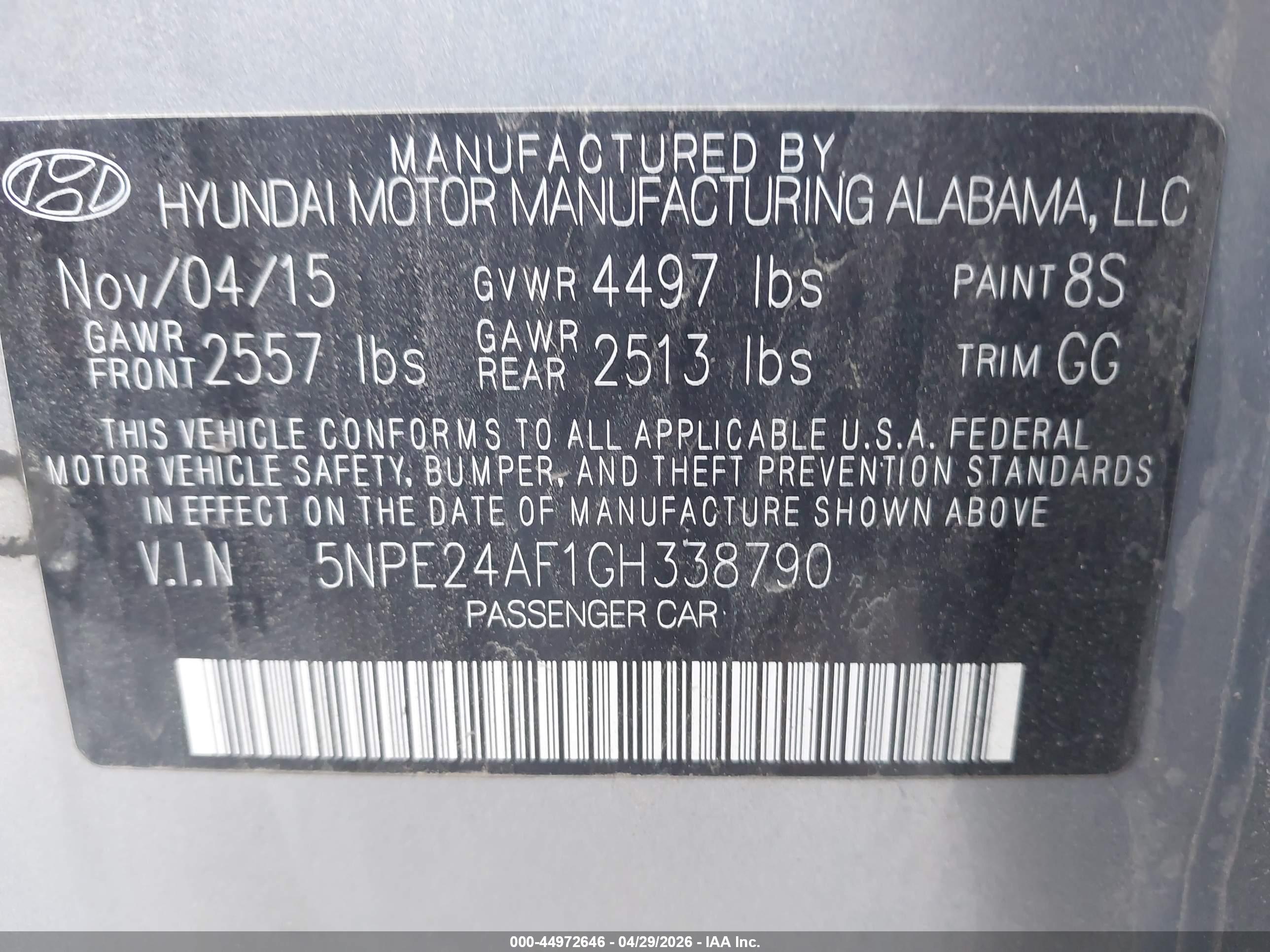 HYUNDAI SONATA image 9
