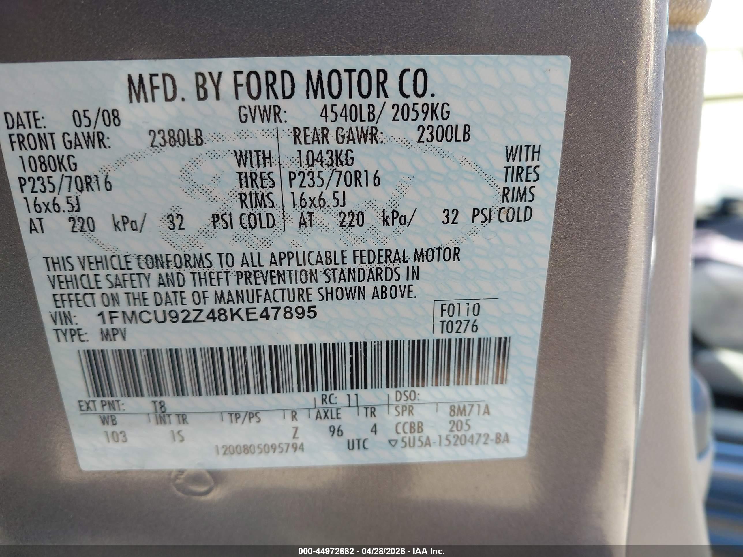 FORD ESCAPE image 9