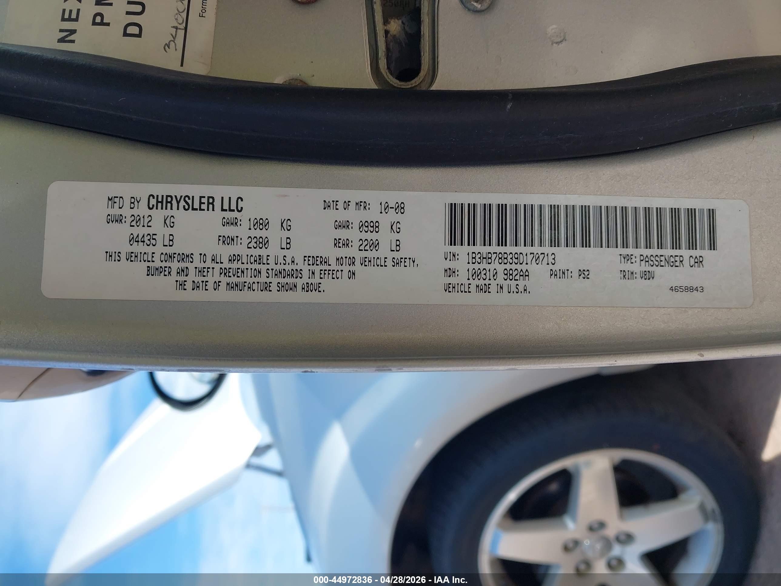 DODGE CALIBER image 9