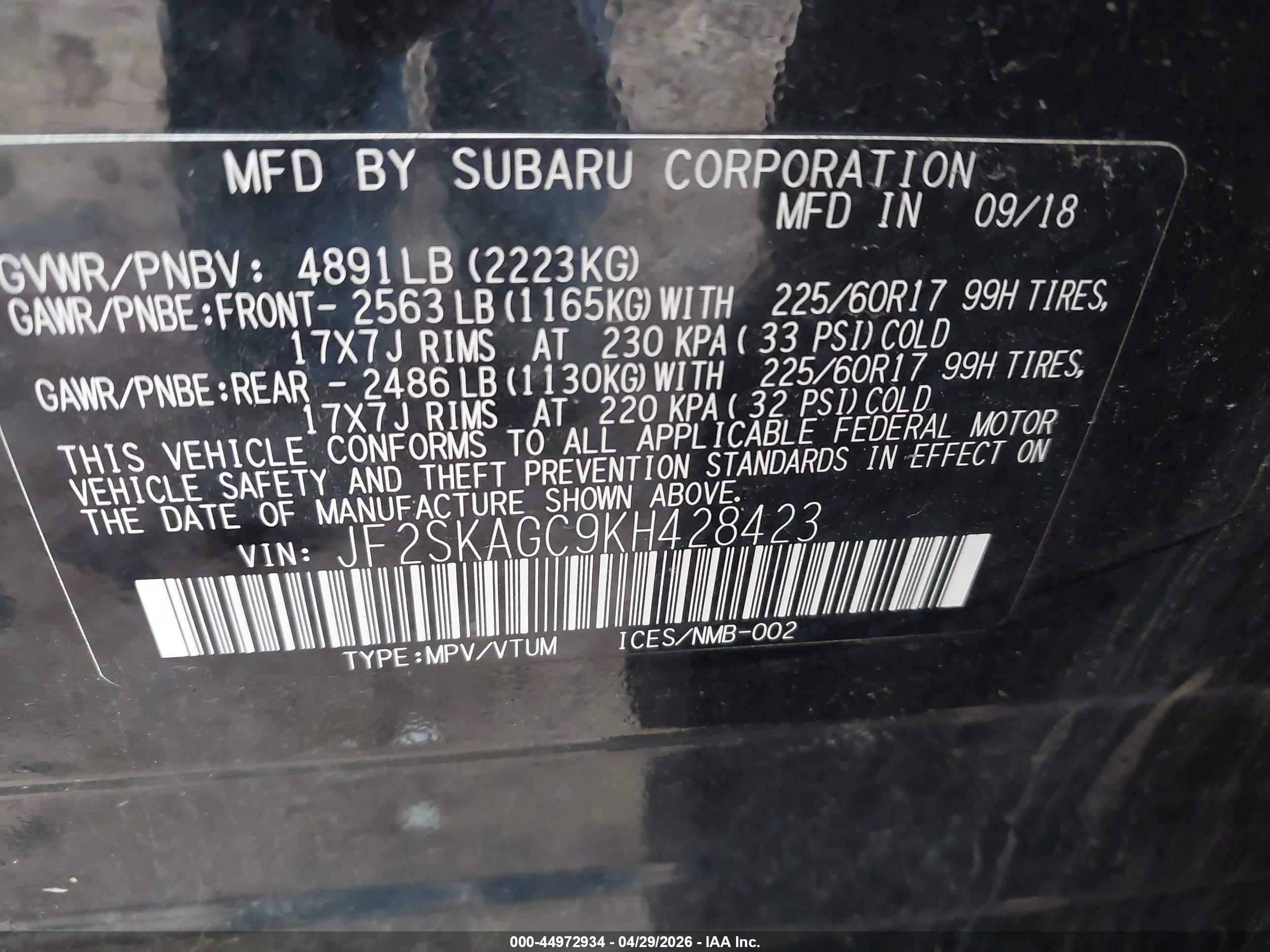 SUBARU FORESTER image 9