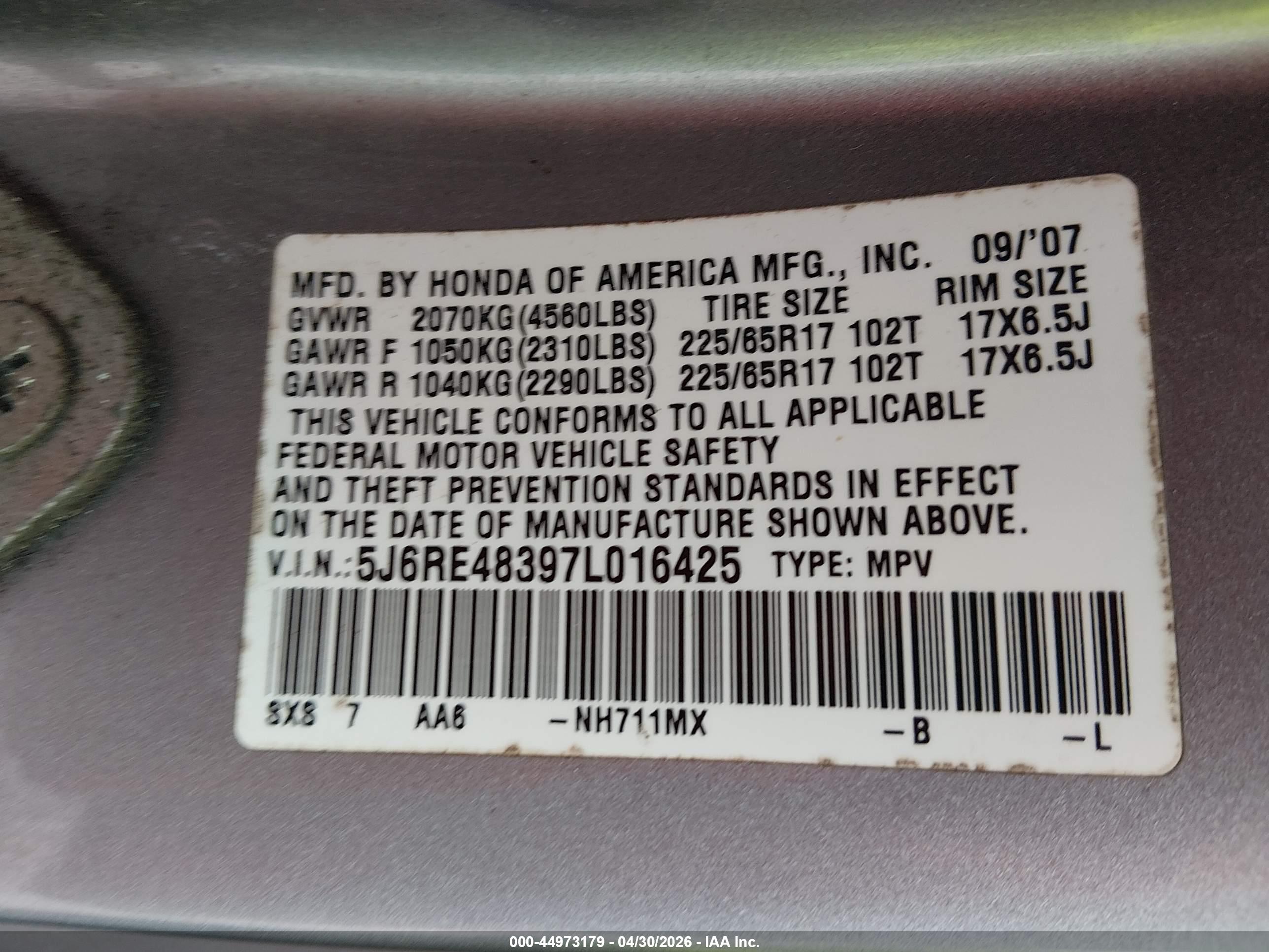 HONDA CR-V image 9
