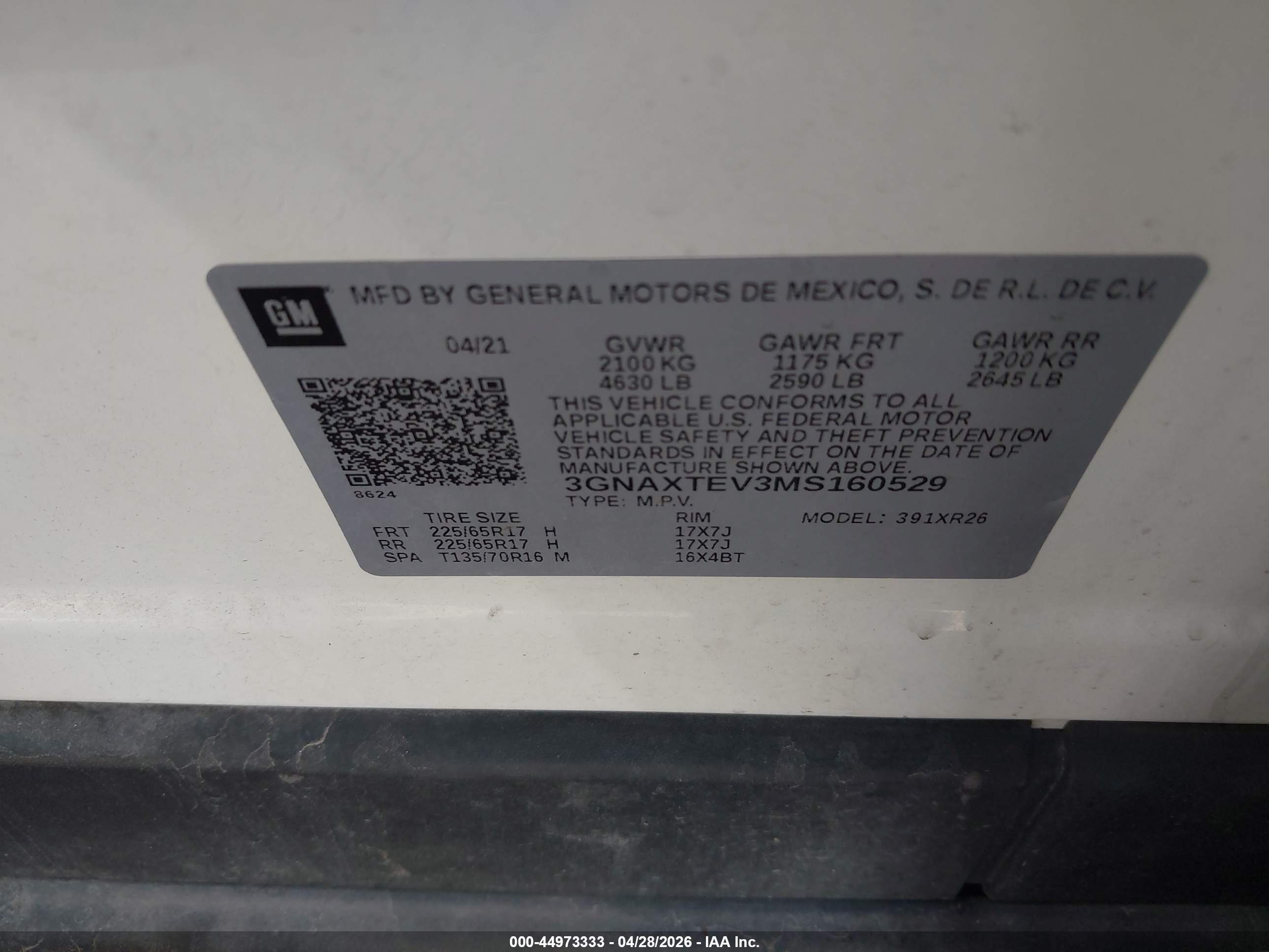 CHEVROLET EQUINOX image 9