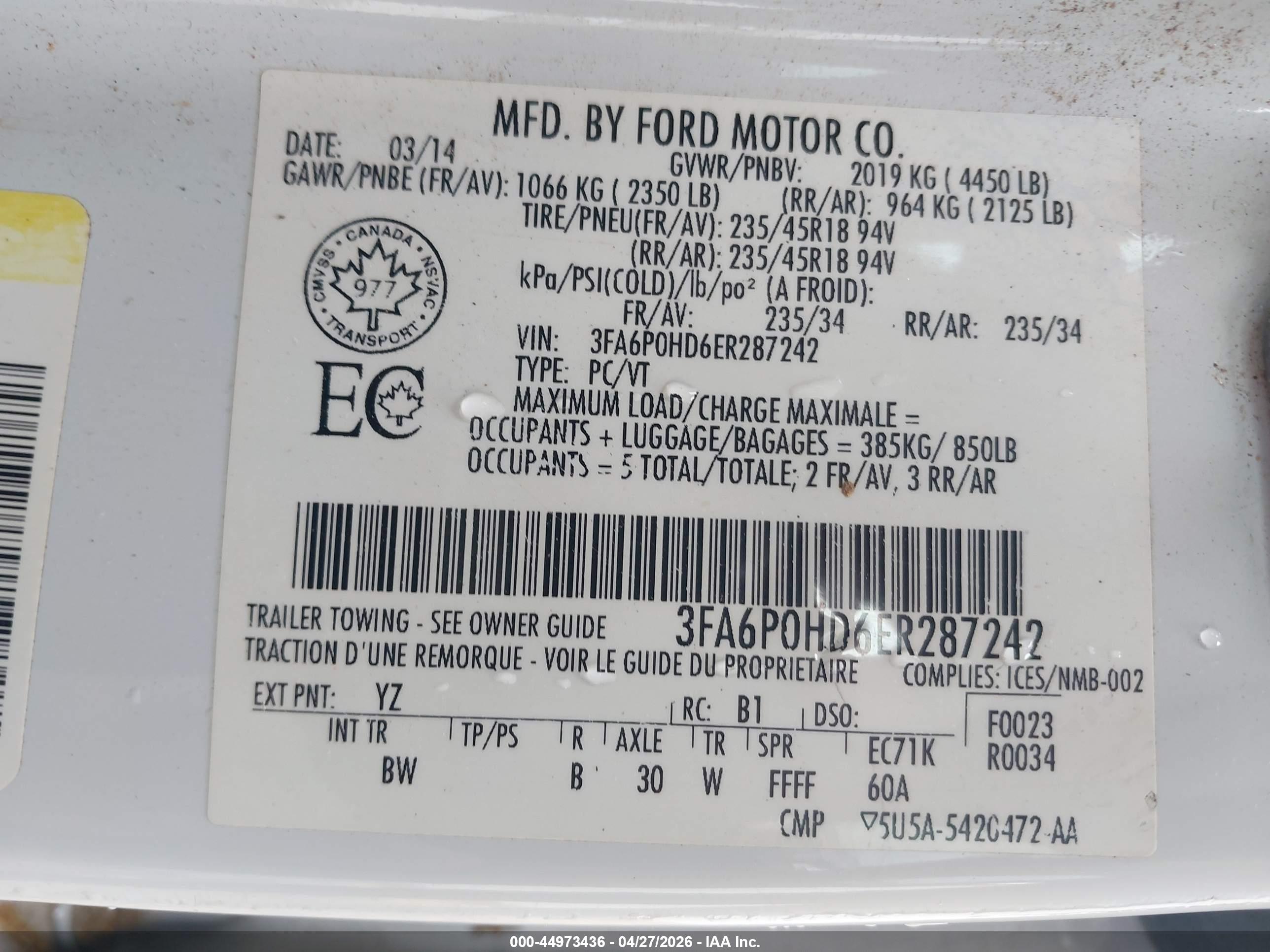 FORD FUSION image 9