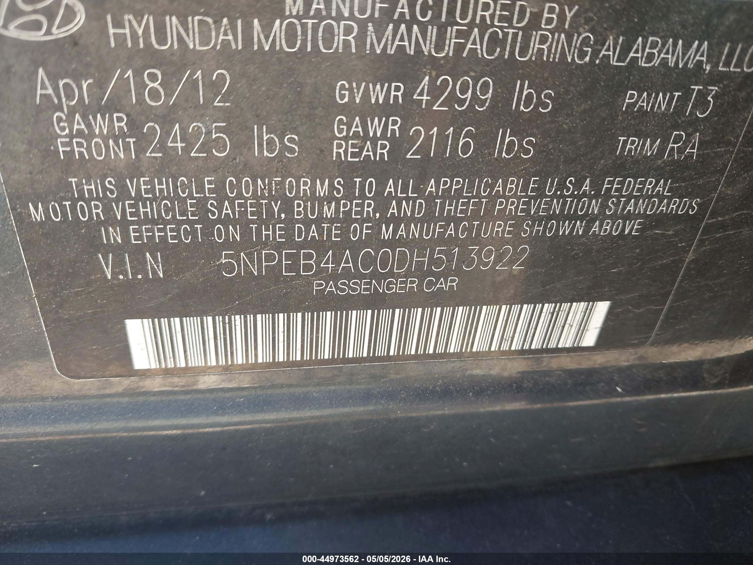 HYUNDAI SONATA image 9