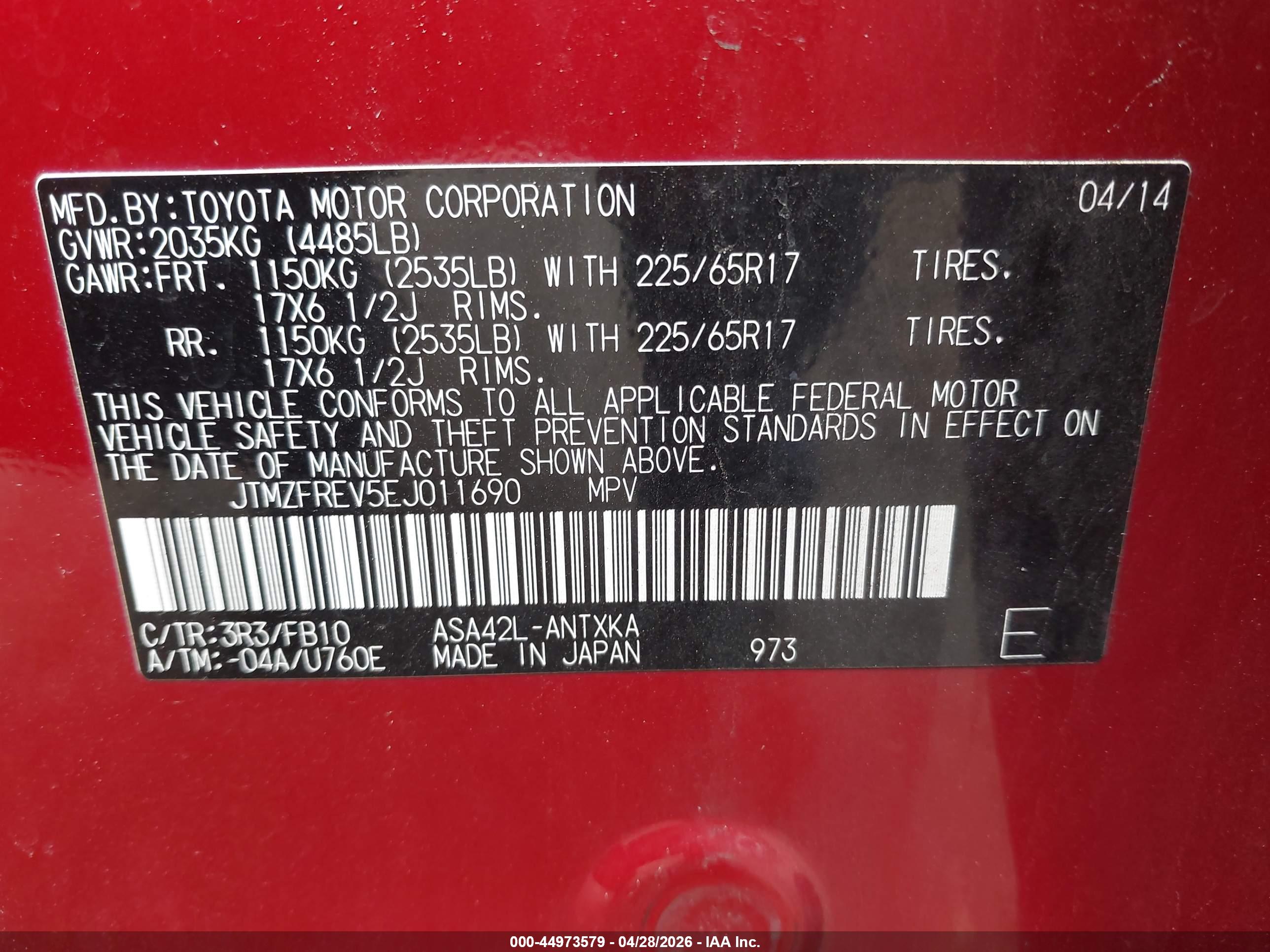 TOYOTA RAV4 image 9