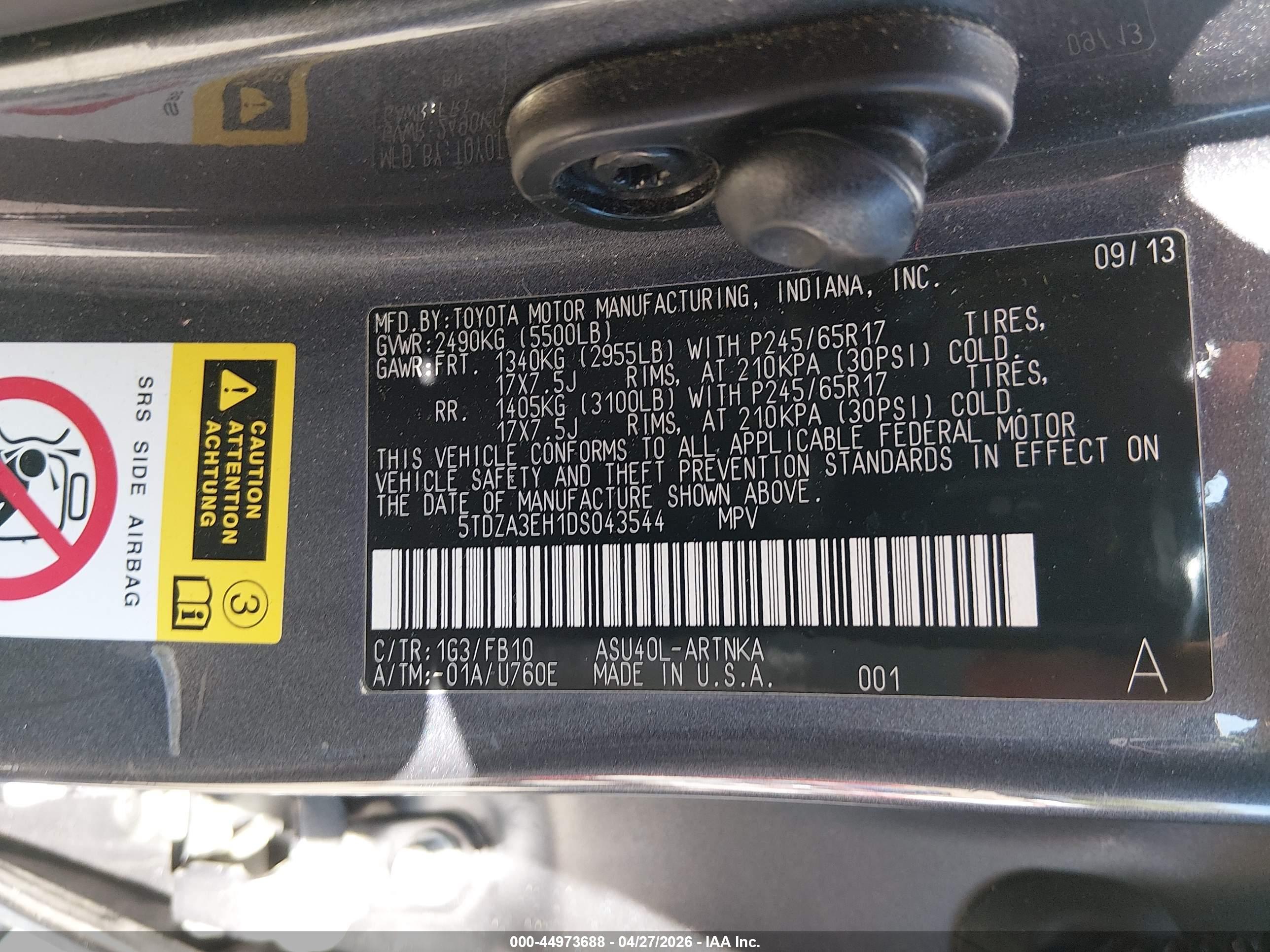 TOYOTA HIGHLANDER image 9