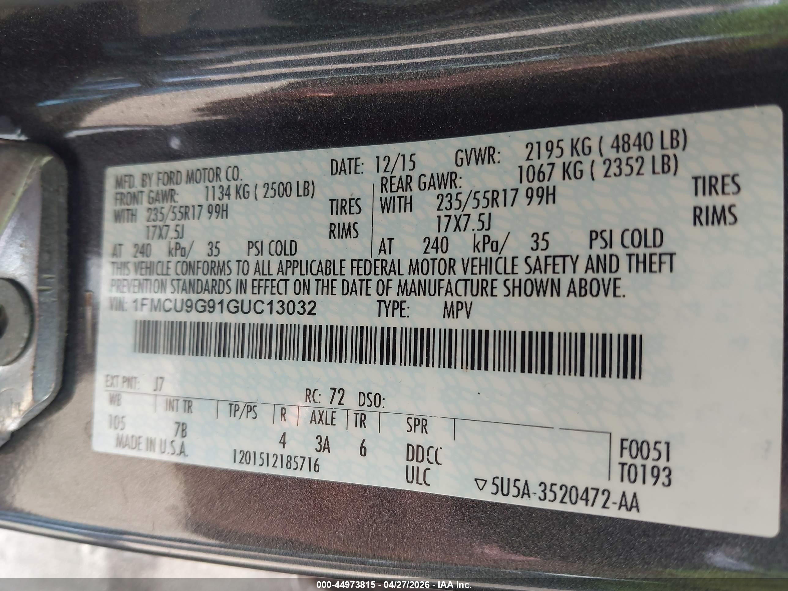 FORD ESCAPE image 9