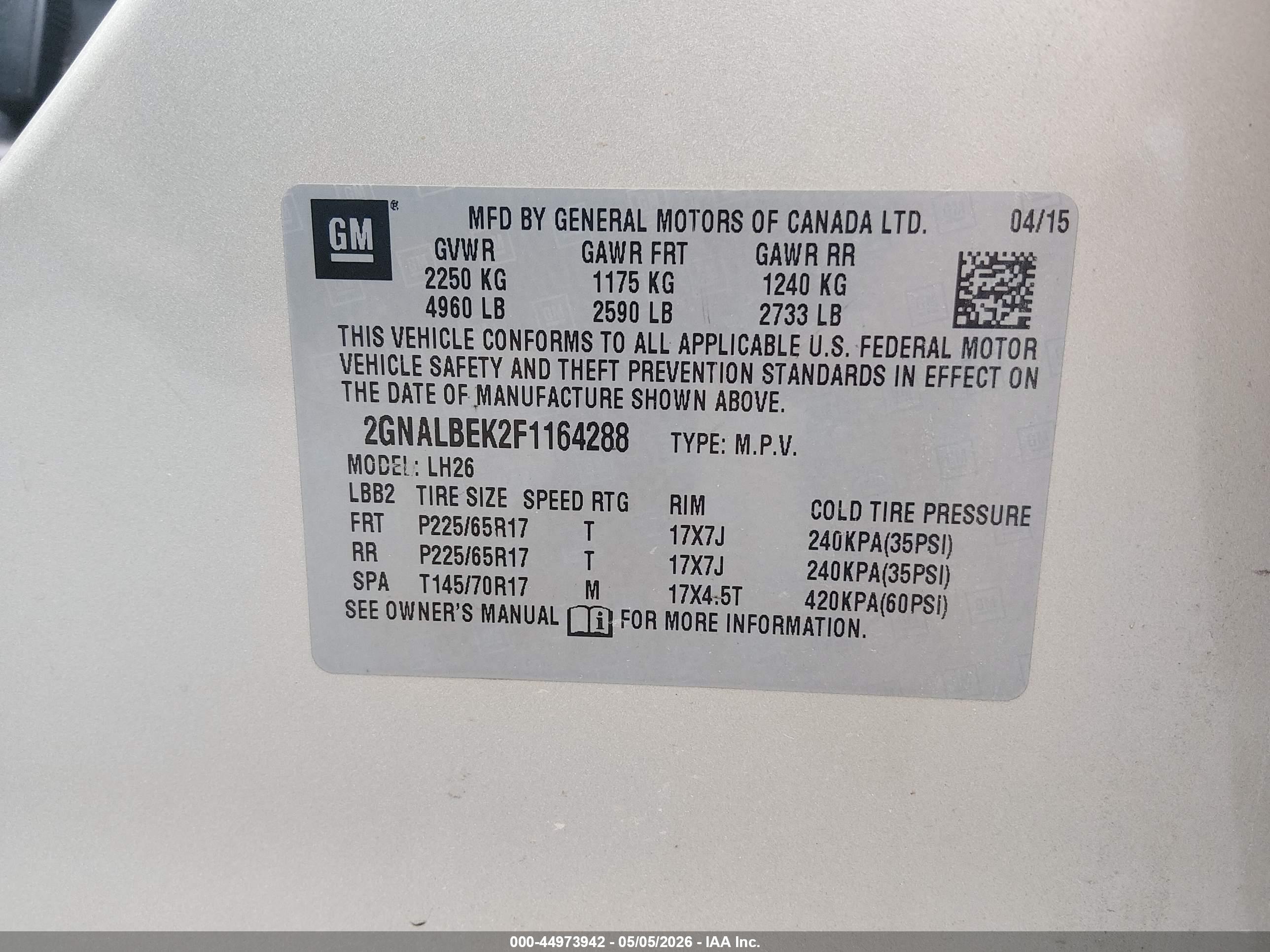 CHEVROLET EQUINOX image 9