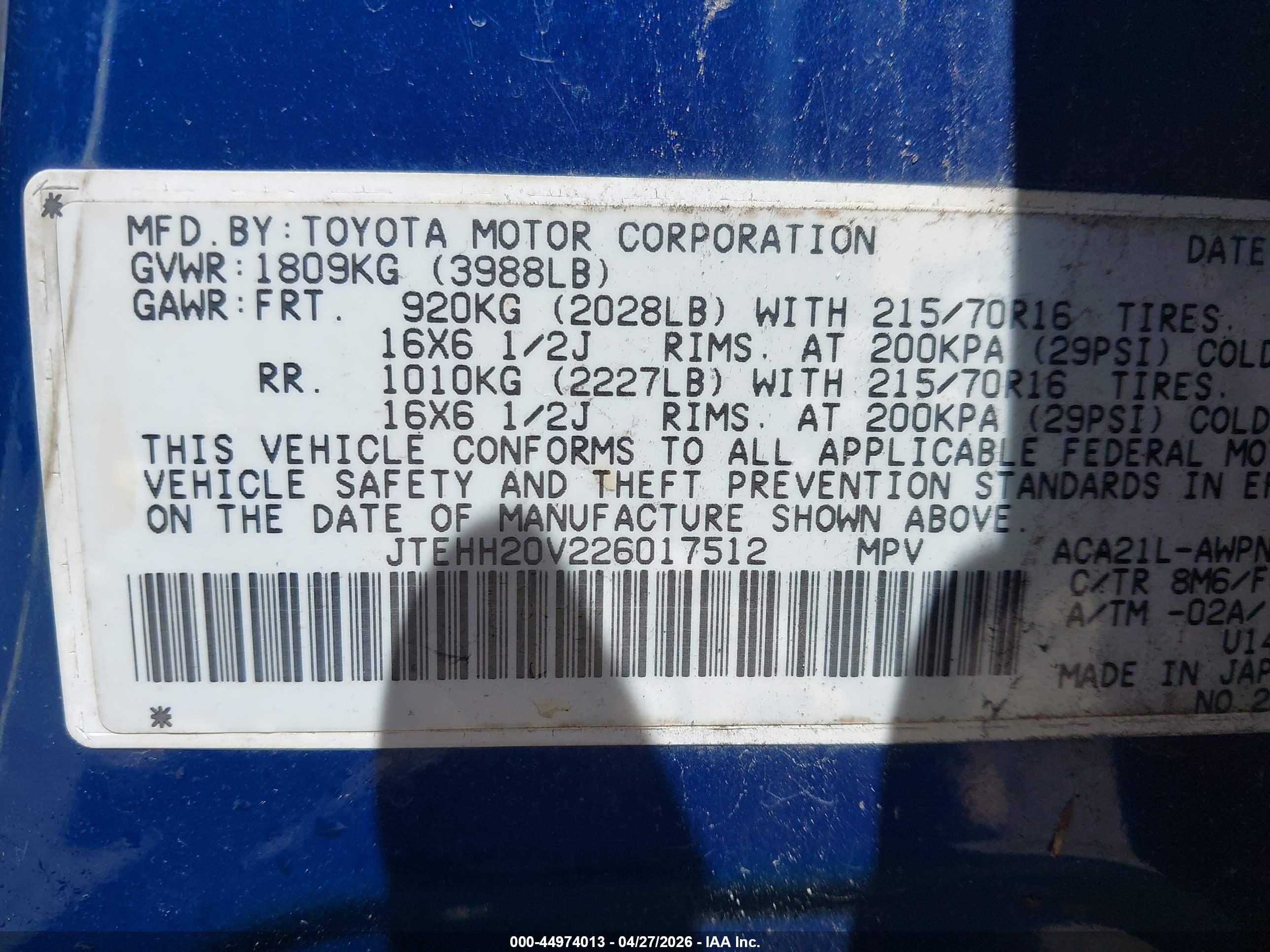 TOYOTA RAV4 image 9