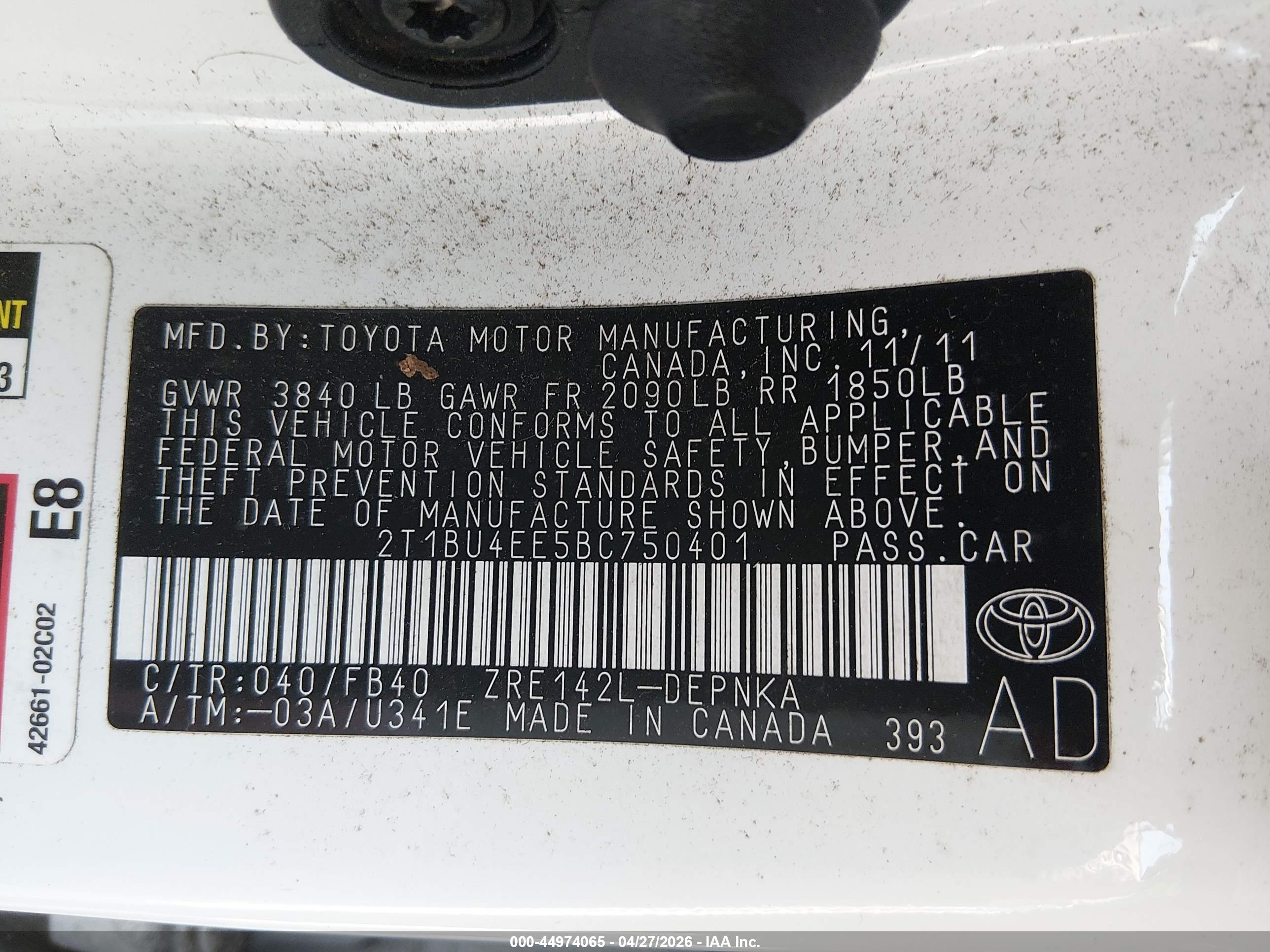 TOYOTA COROLLA image 9