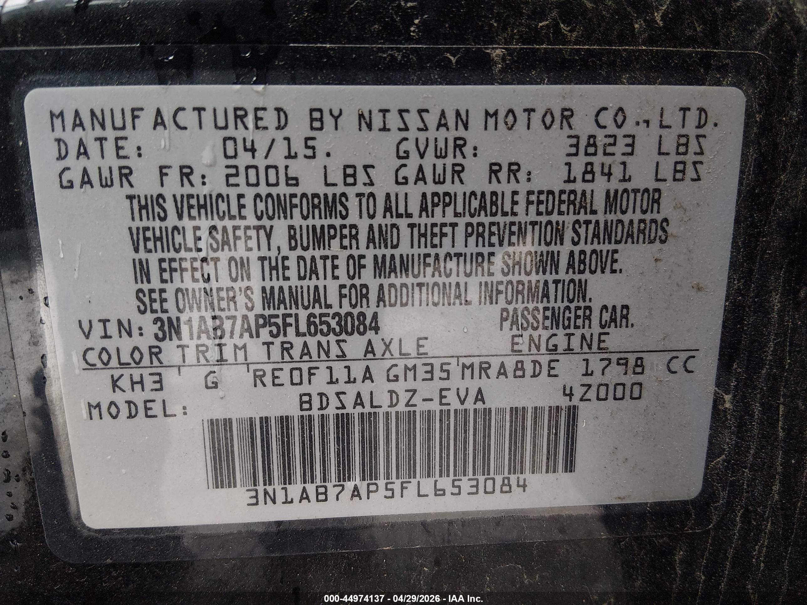 NISSAN SENTRA image 9