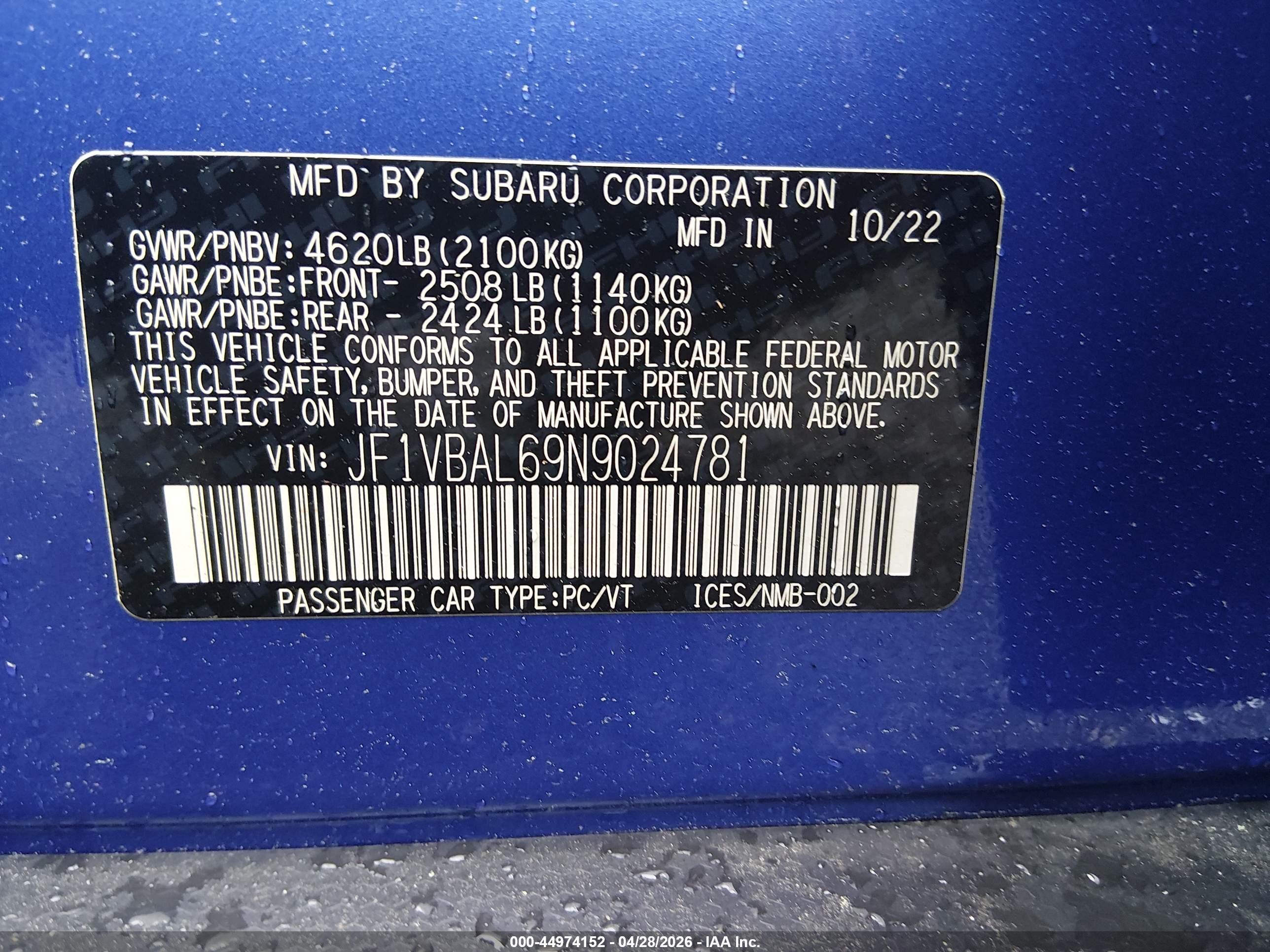 SUBARU WRX image 9