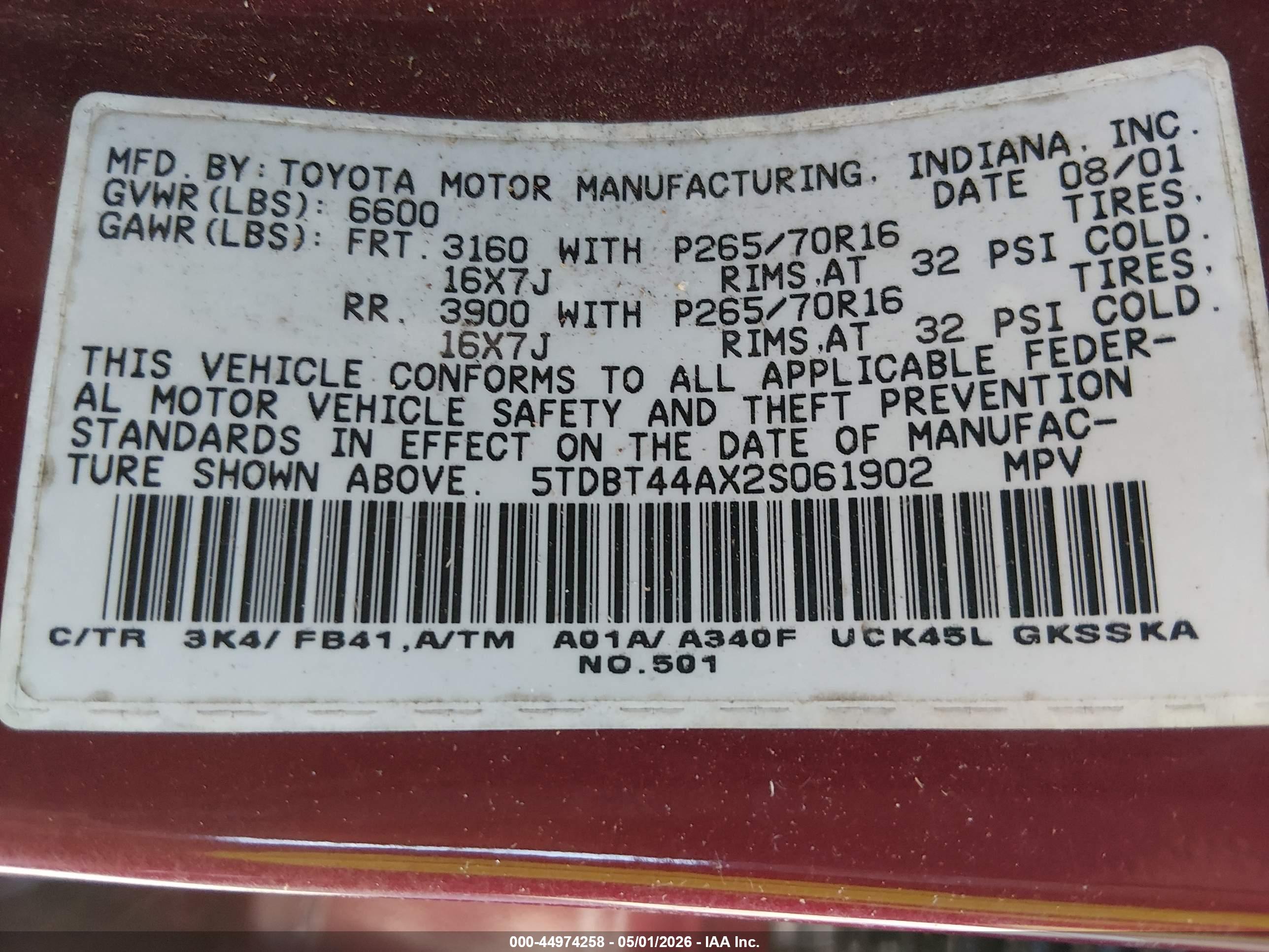 TOYOTA SEQUOIA image 9