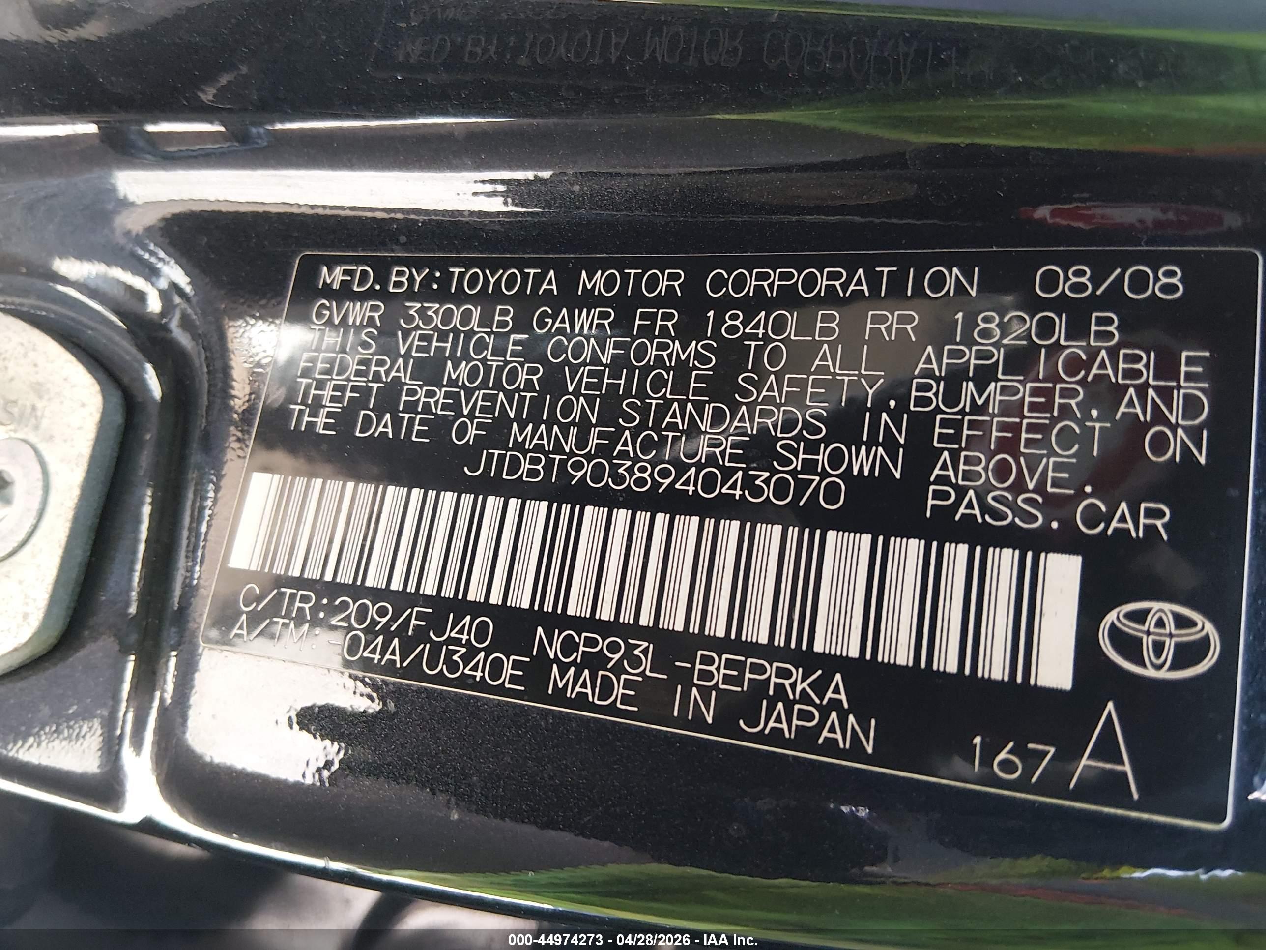 TOYOTA YARIS image 9