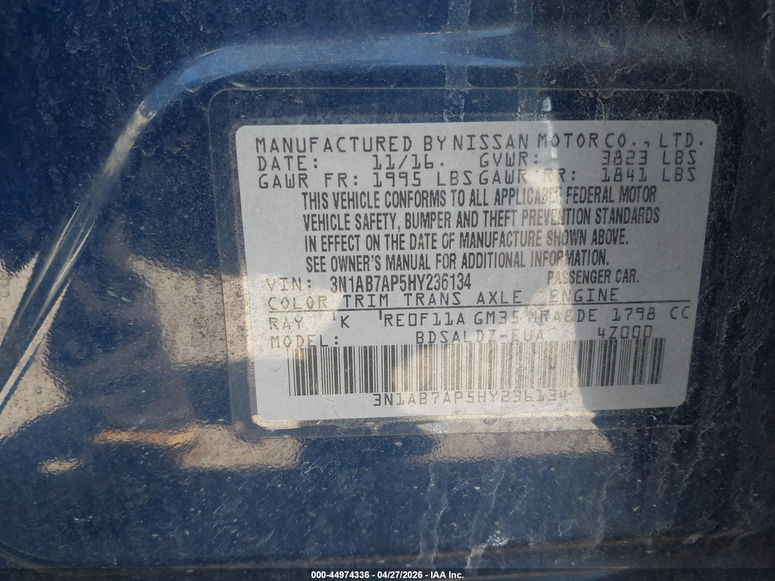 NISSAN SENTRA image 9