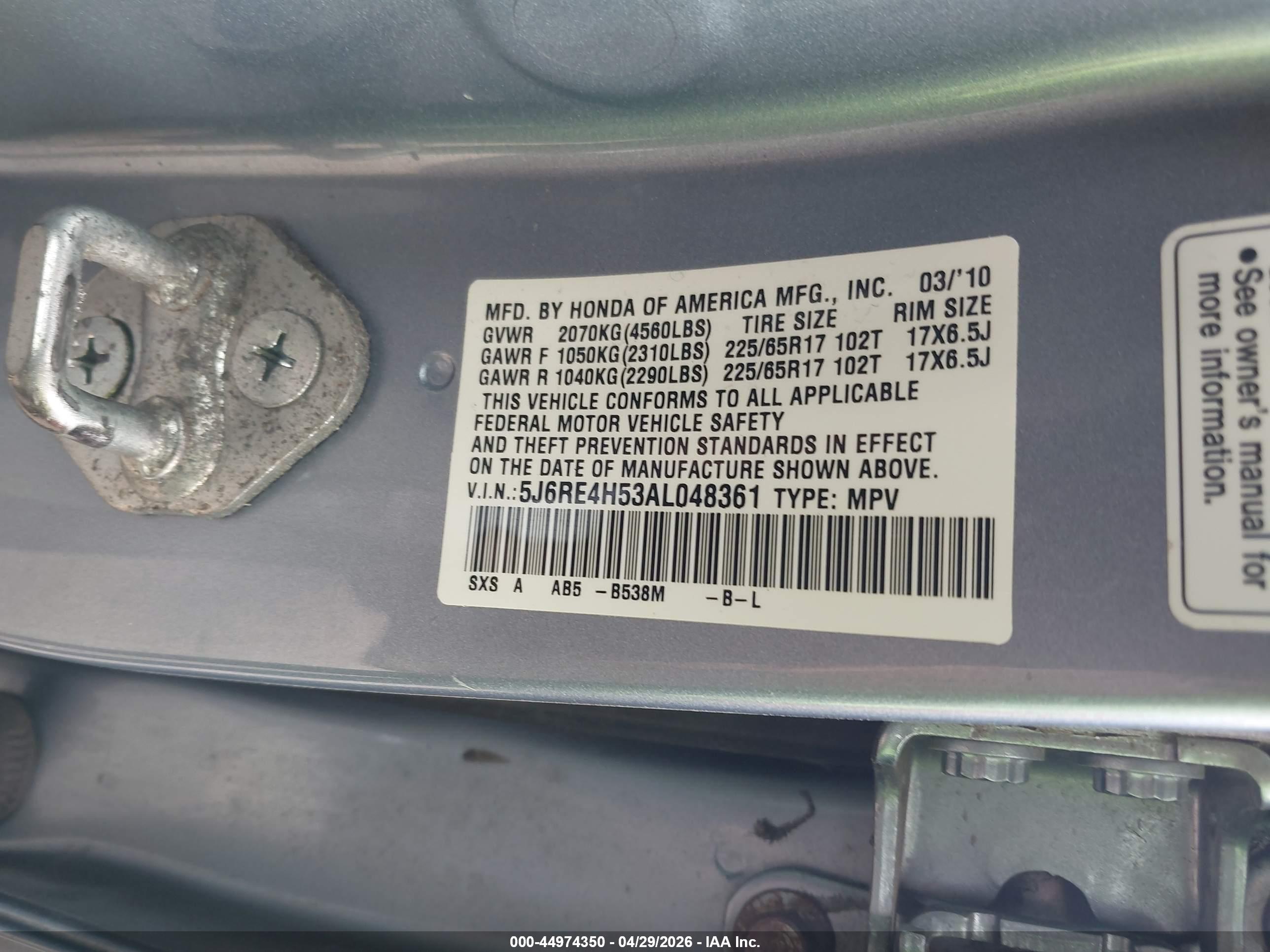 HONDA CR-V image 9