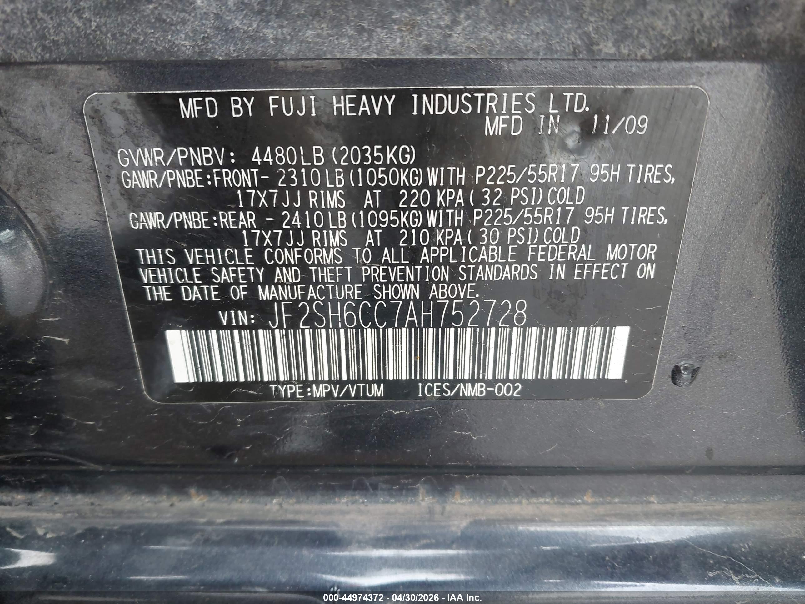 SUBARU FORESTER image 9